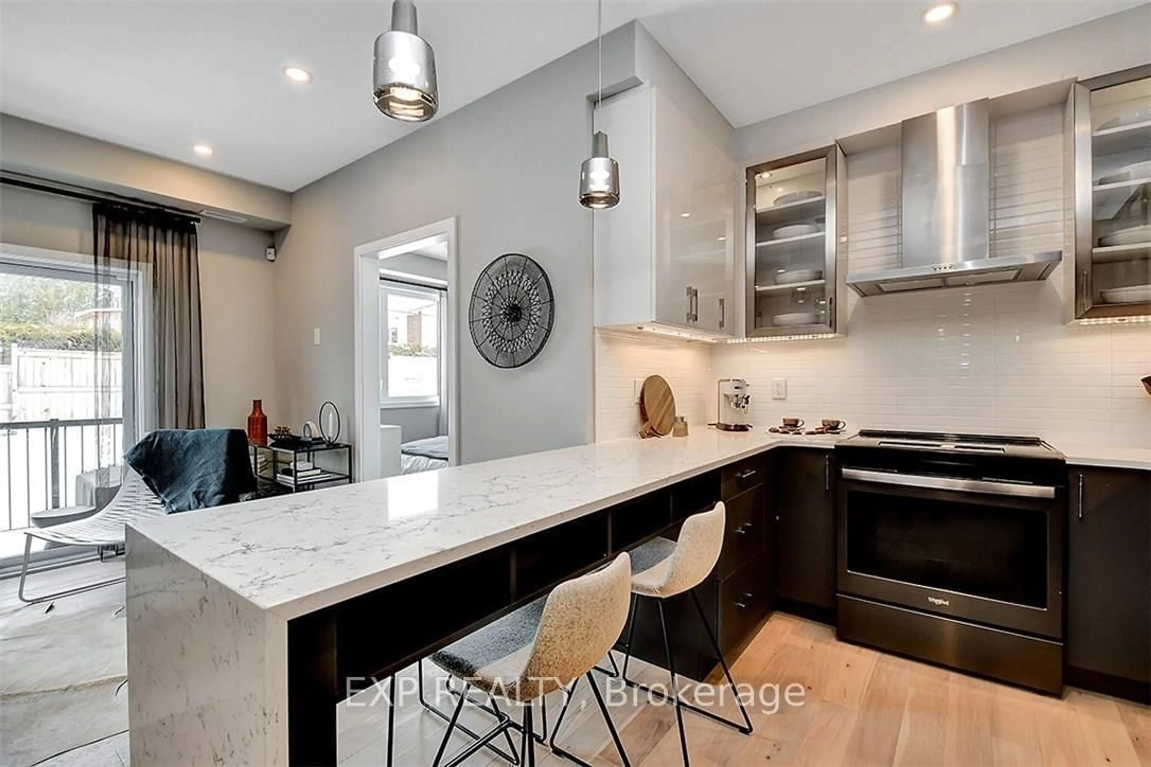 Contemporary kitchen, ceramic/tile floor for 3600 BRIAN COBURN Blvd #2313, Ottawa Ontario K4A 0M7
