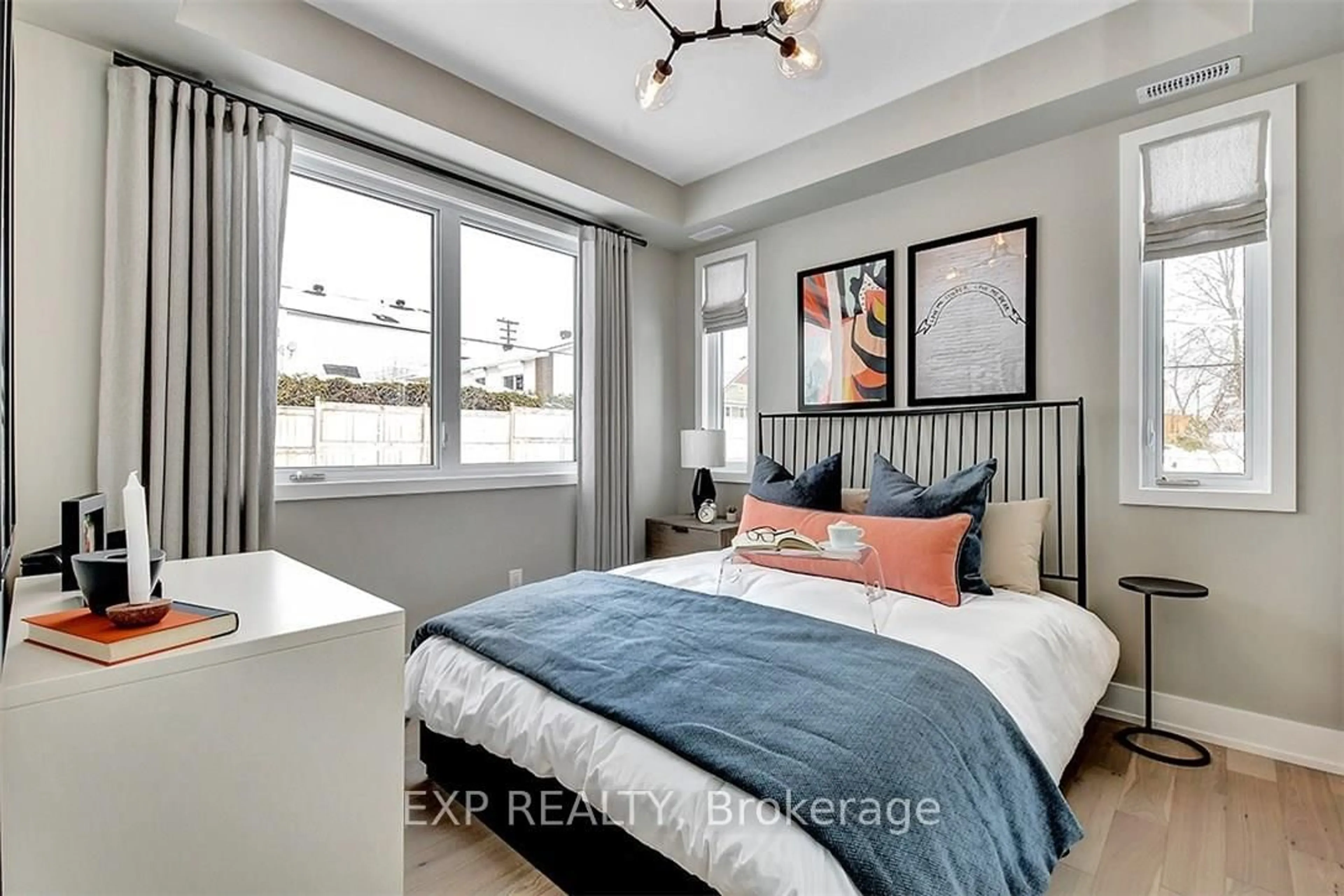 Bedroom with bed, unknown for 3600 BRIAN COBURN Blvd #2313, Ottawa Ontario K4A 0M7