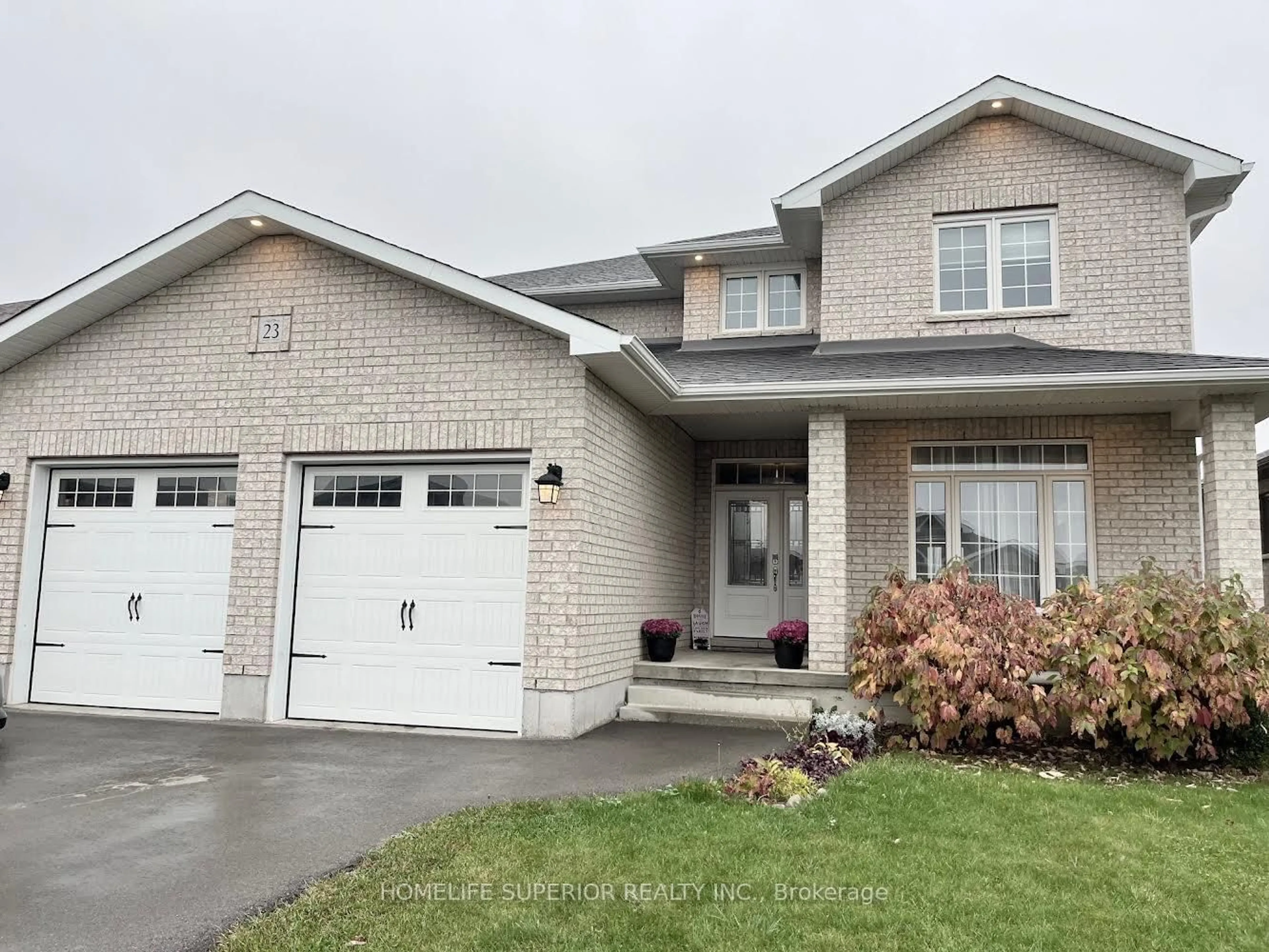 Home with brick exterior material, street for 23 Crews Cres, Quinte West Ontario K8V 0G4
