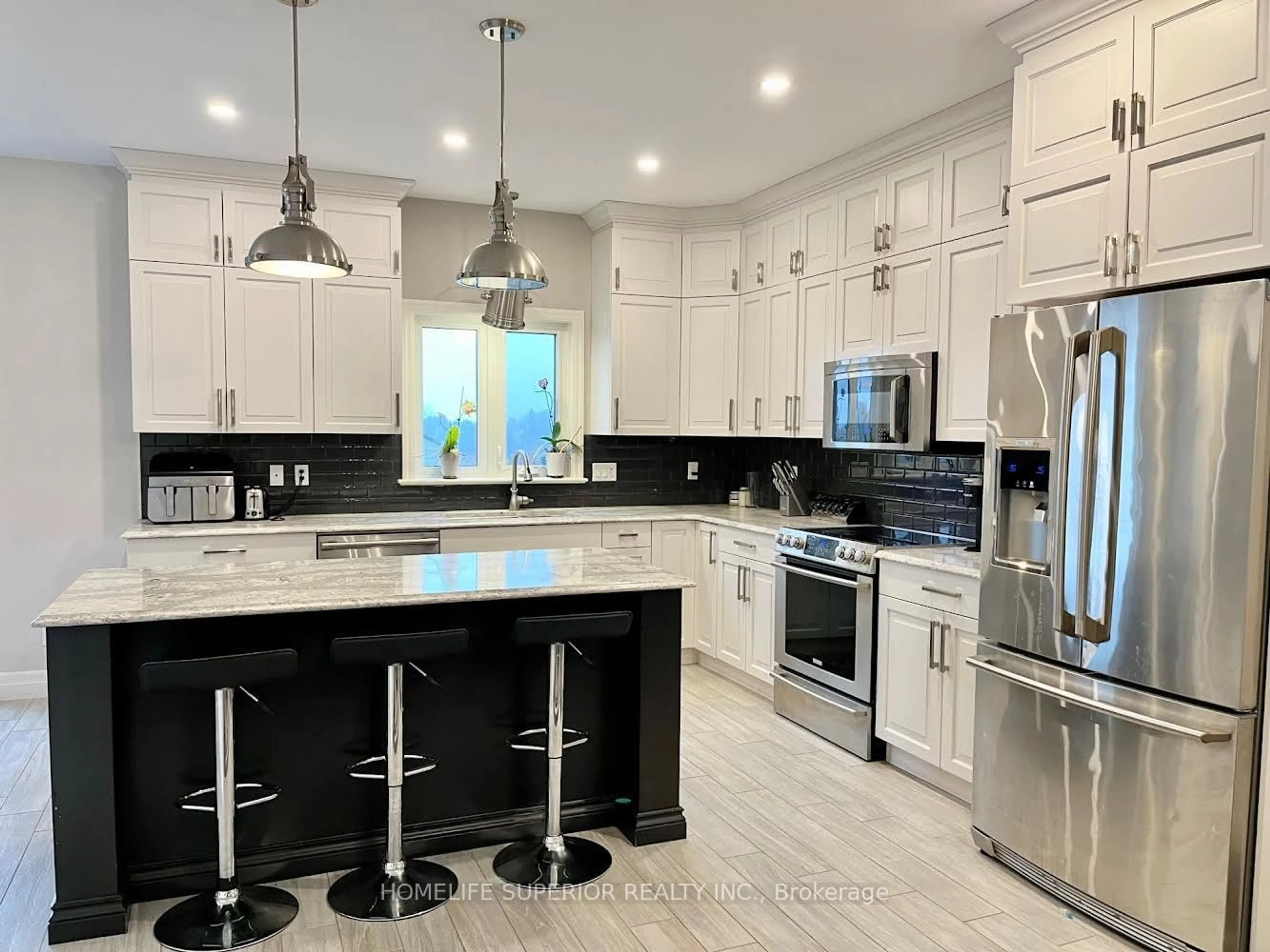 Contemporary kitchen, ceramic/tile floor for 23 Crews Cres, Quinte West Ontario K8V 0G4