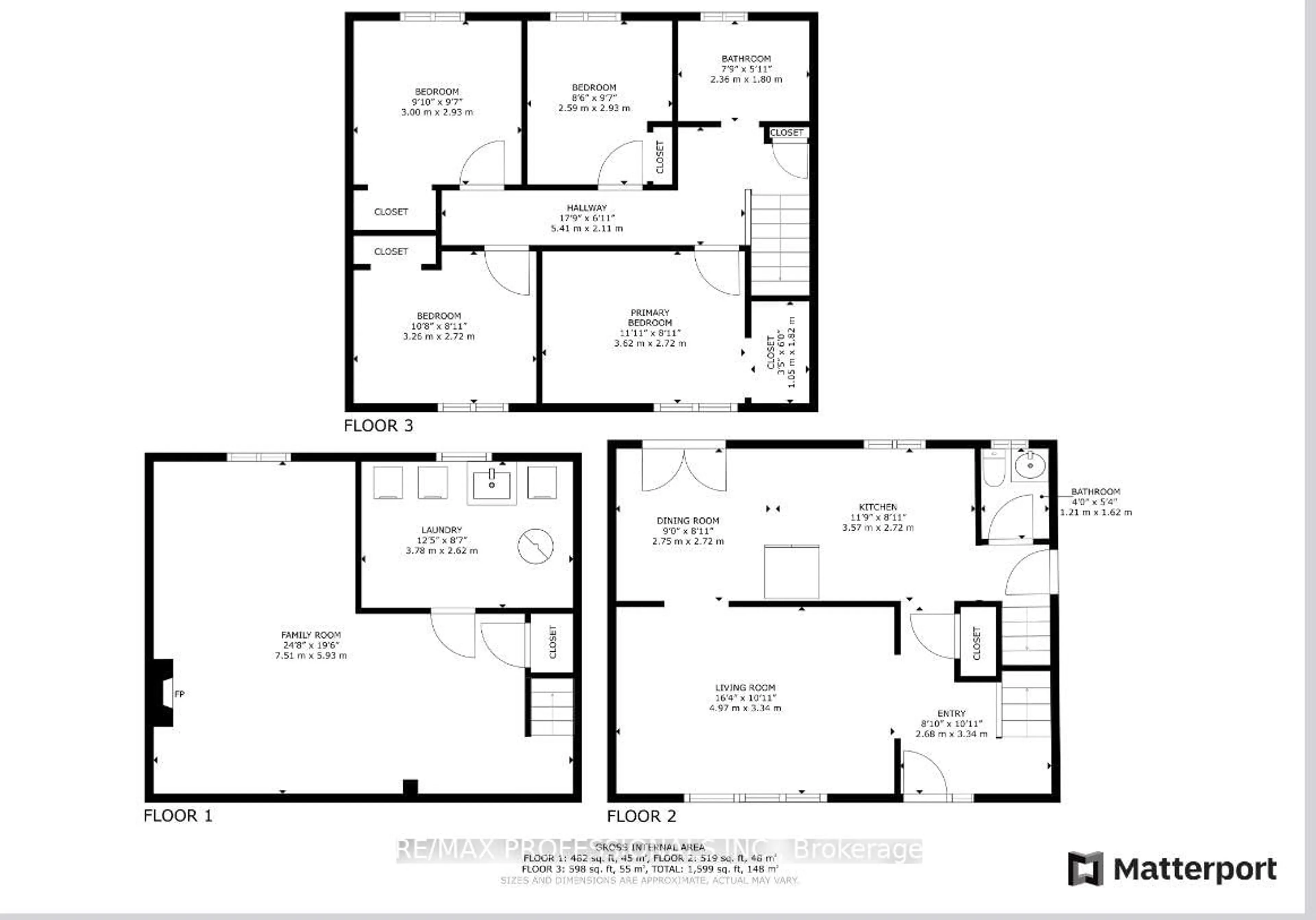 Floor plan for 5 Yeats Crt, Guelph Ontario N1E 6H8