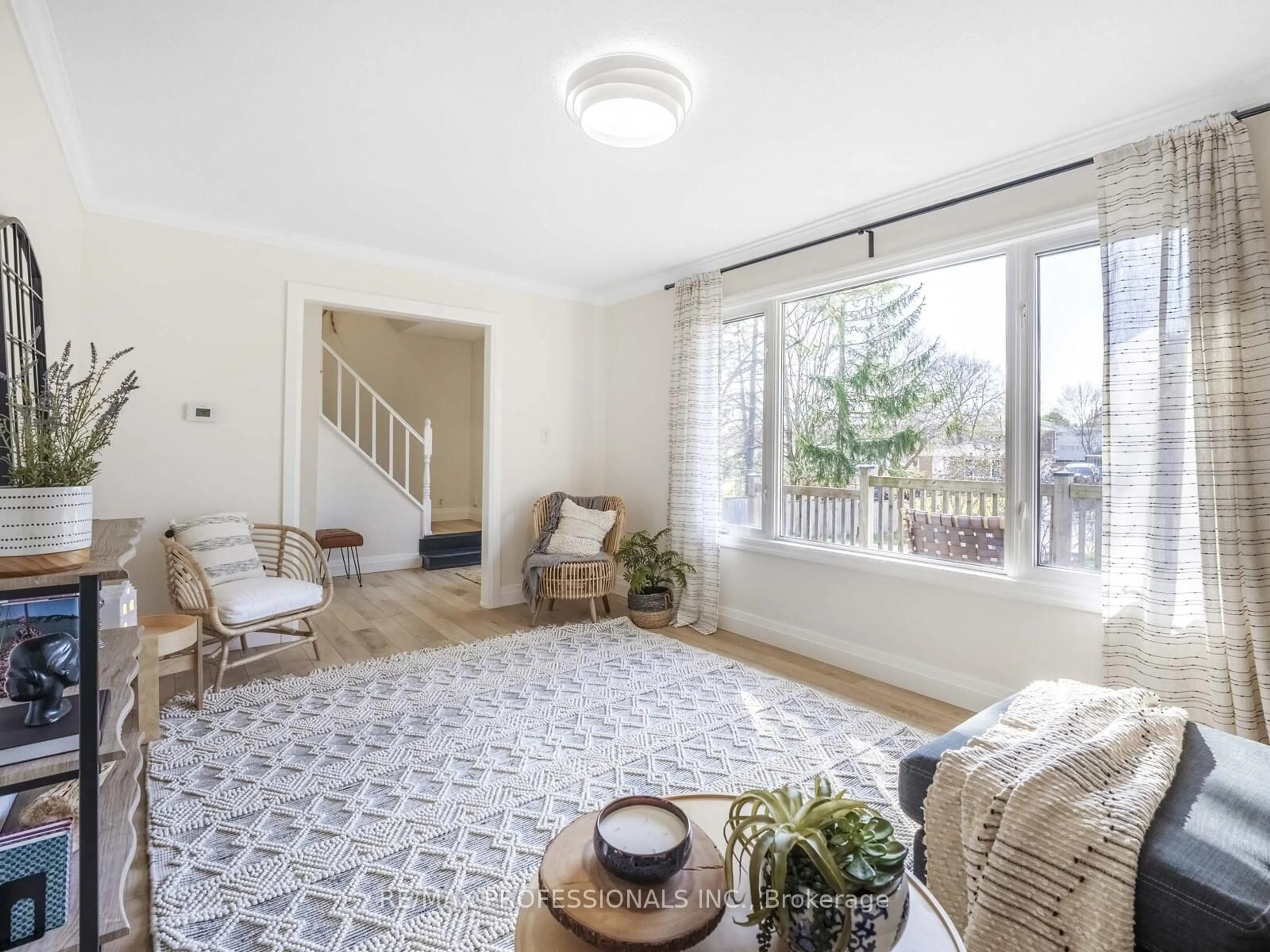 Living room with furniture, unknown for 5 Yeats Crt, Guelph Ontario N1E 6H8