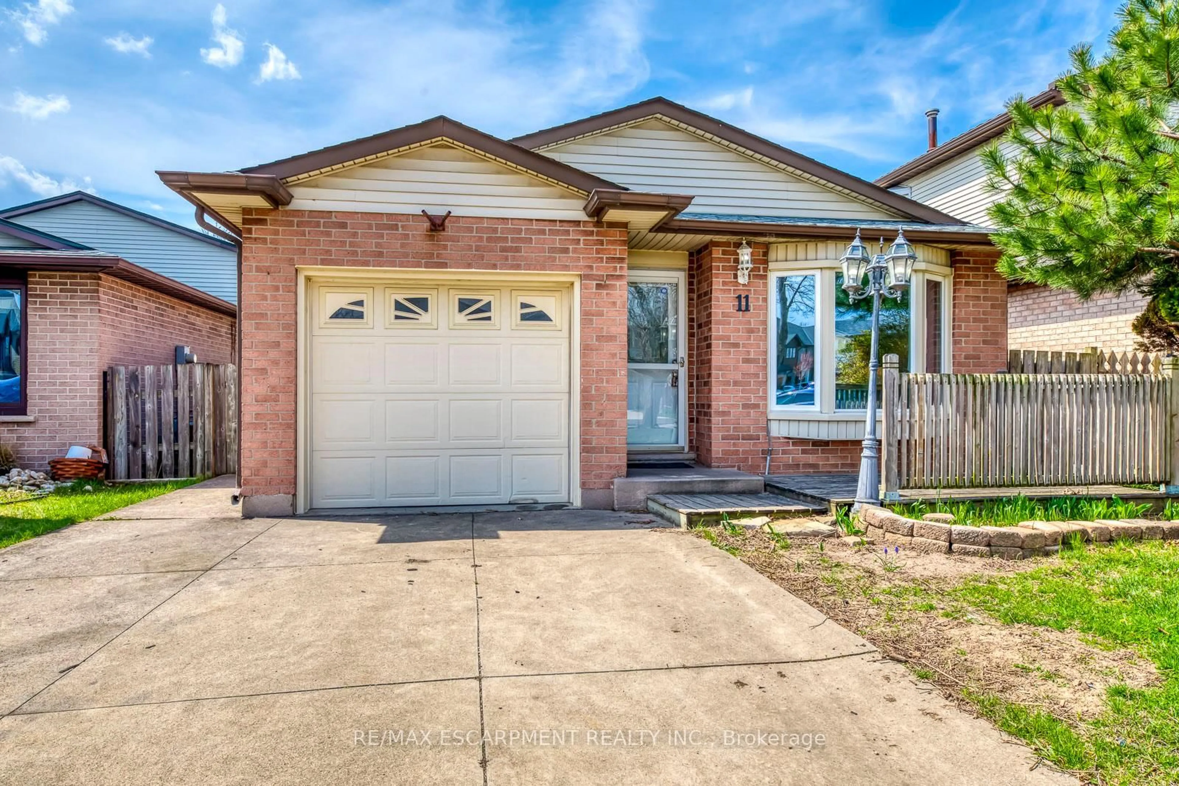Home with brick exterior material, street for 11 Drakes Dr, Hamilton Ontario L6K 3J7