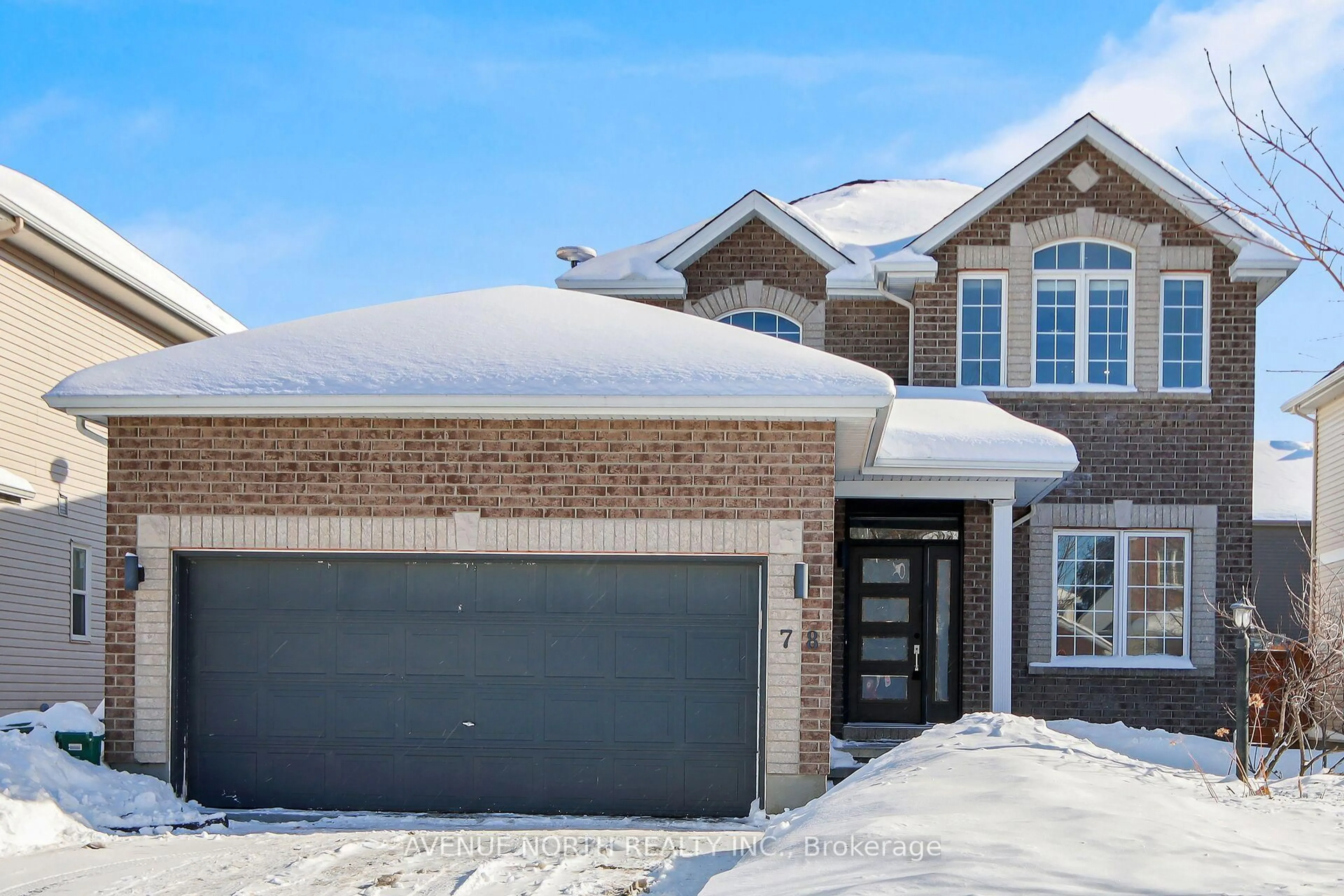 Home with brick exterior material, street for 78 Friendly Cres, Stittsville Ontario K2S 2B5