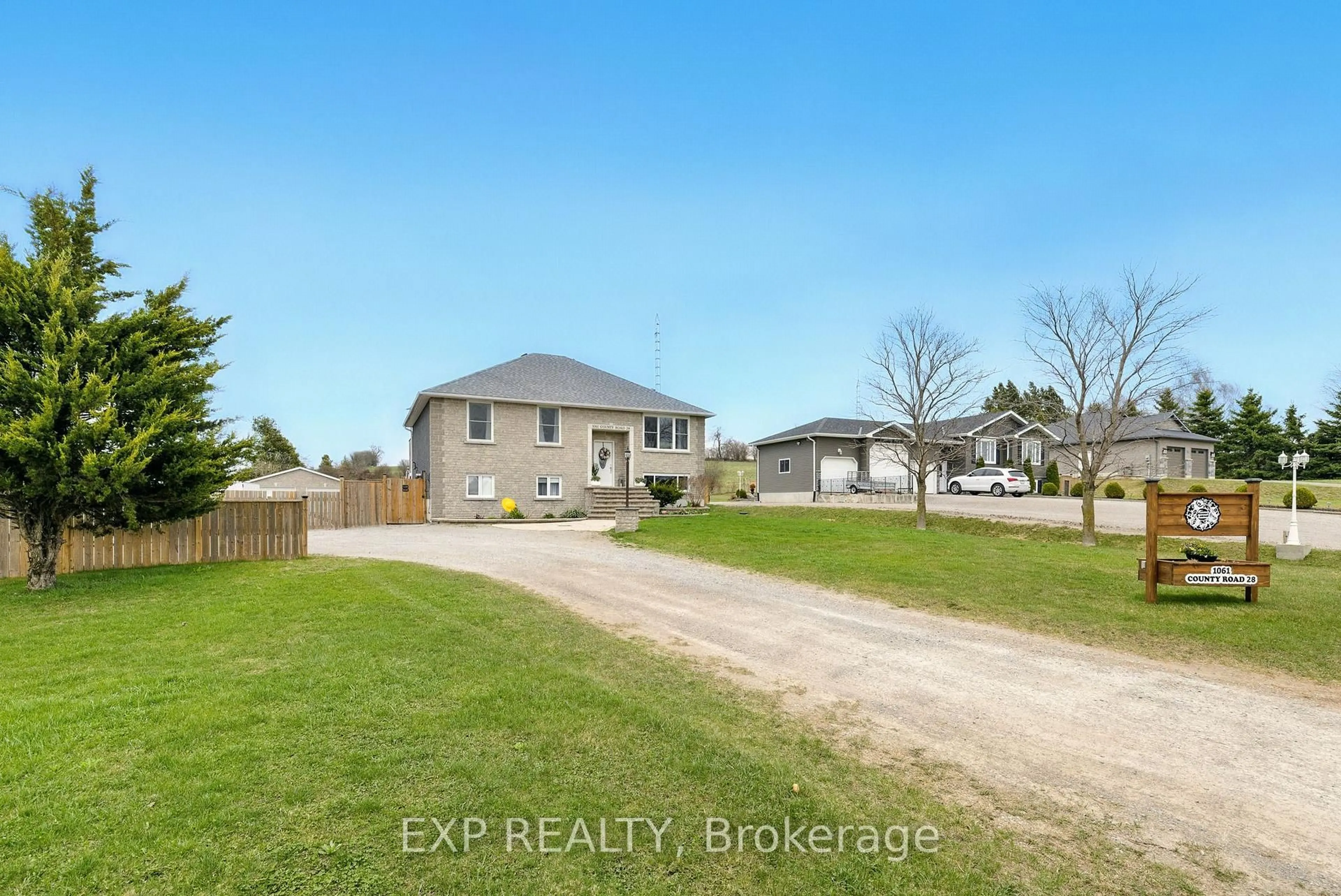 A pic from outside/outdoor area/front of a property/back of a property/a pic from drone, water/lake/river/ocean view for 1061 County 28 Rd, Otonabee-South Monaghan Ontario K0L 1V0