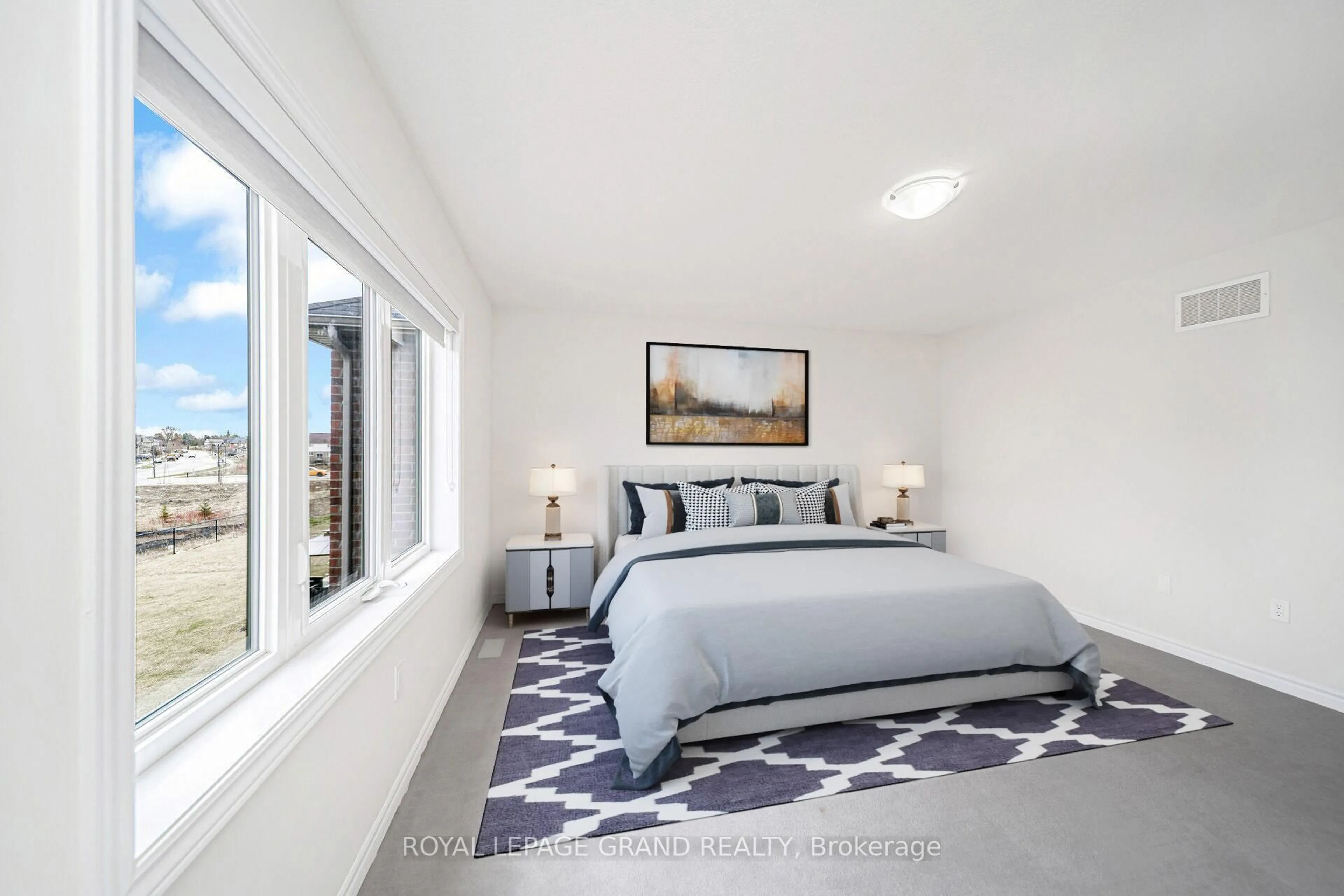 Bedroom with bed, unknown for 99 Anderson Rd, Brantford Ontario N3T 5L5