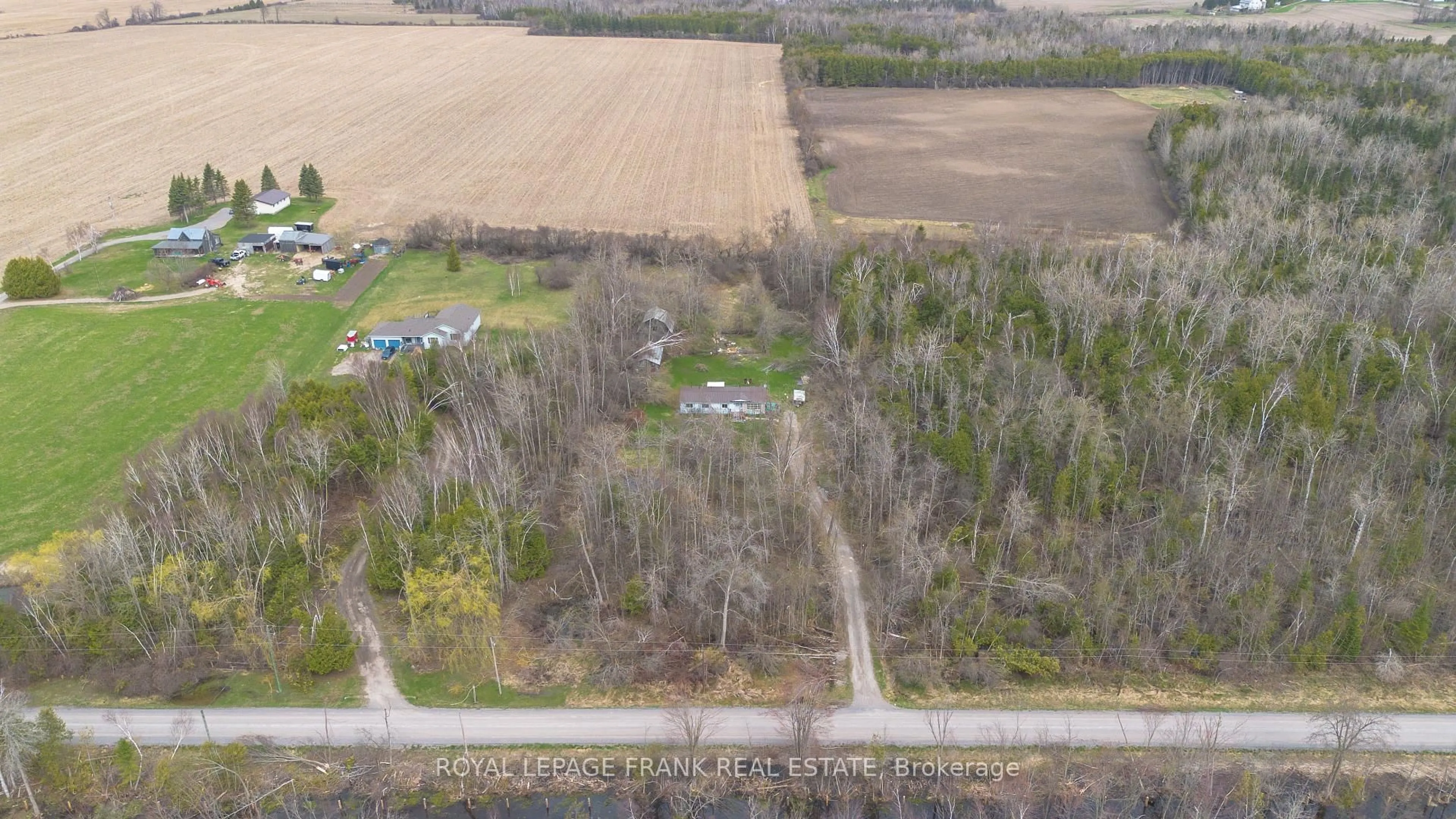 A pic from outside/outdoor area/front of a property/back of a property/a pic from drone, forest/trees view for 35 Elmtree Rd, Kawartha Lakes Ontario K0M 2C0