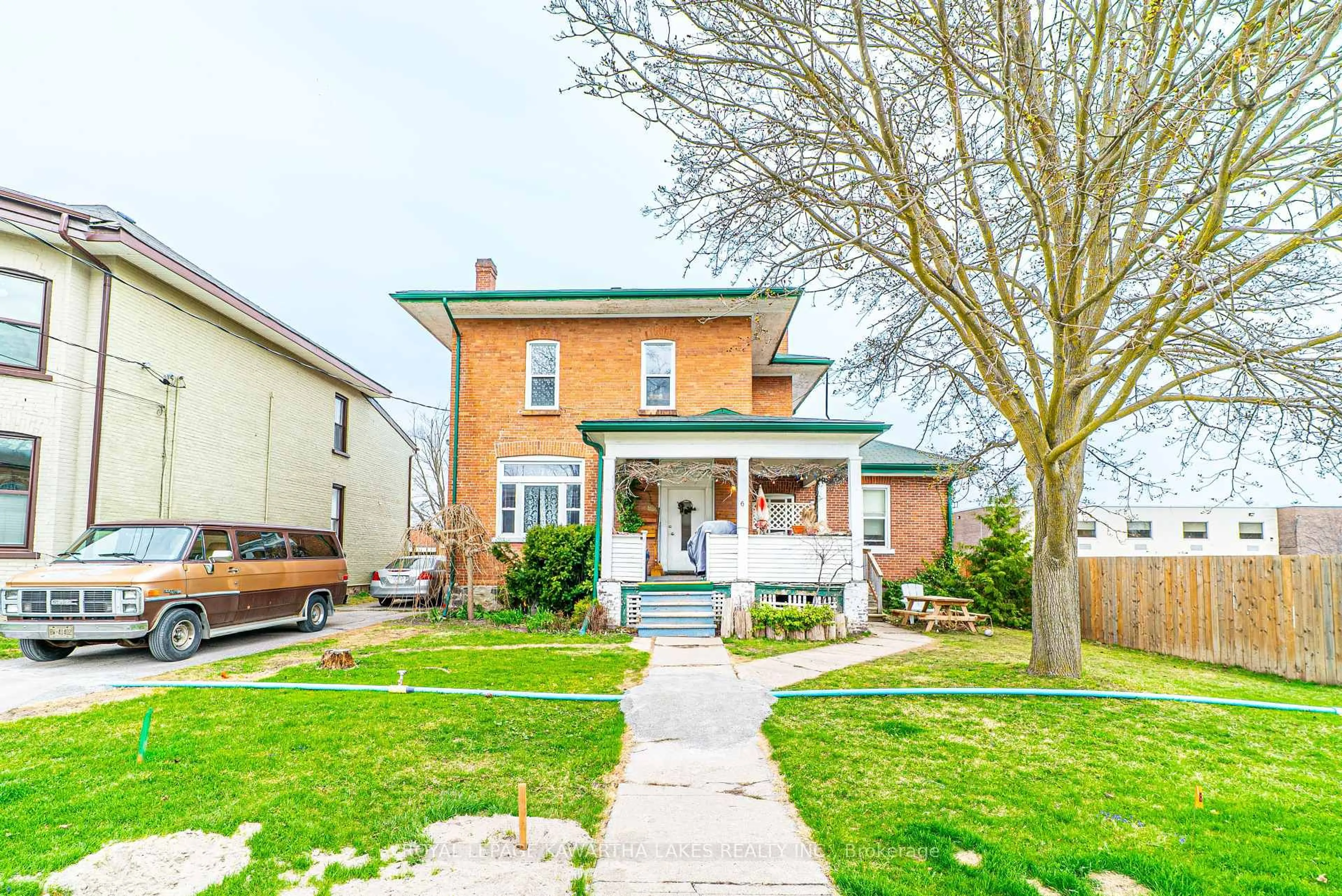 Home with brick exterior material, street for 6 Glenelg St, Kawartha Lakes Ontario K9V 2T8