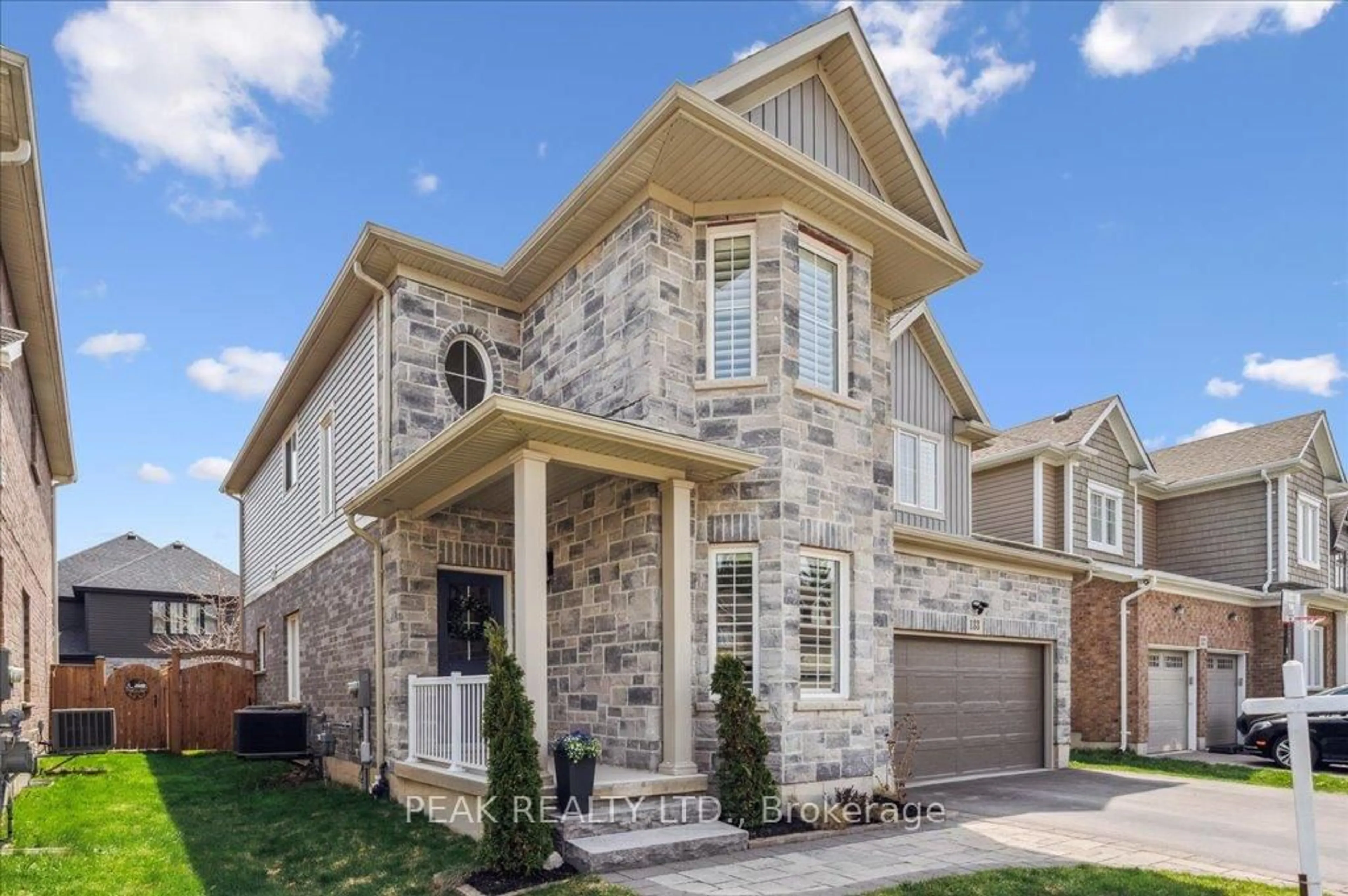 Home with brick exterior material, street for 133 Eaglecrest St, Kitchener Ontario N2K 0C4