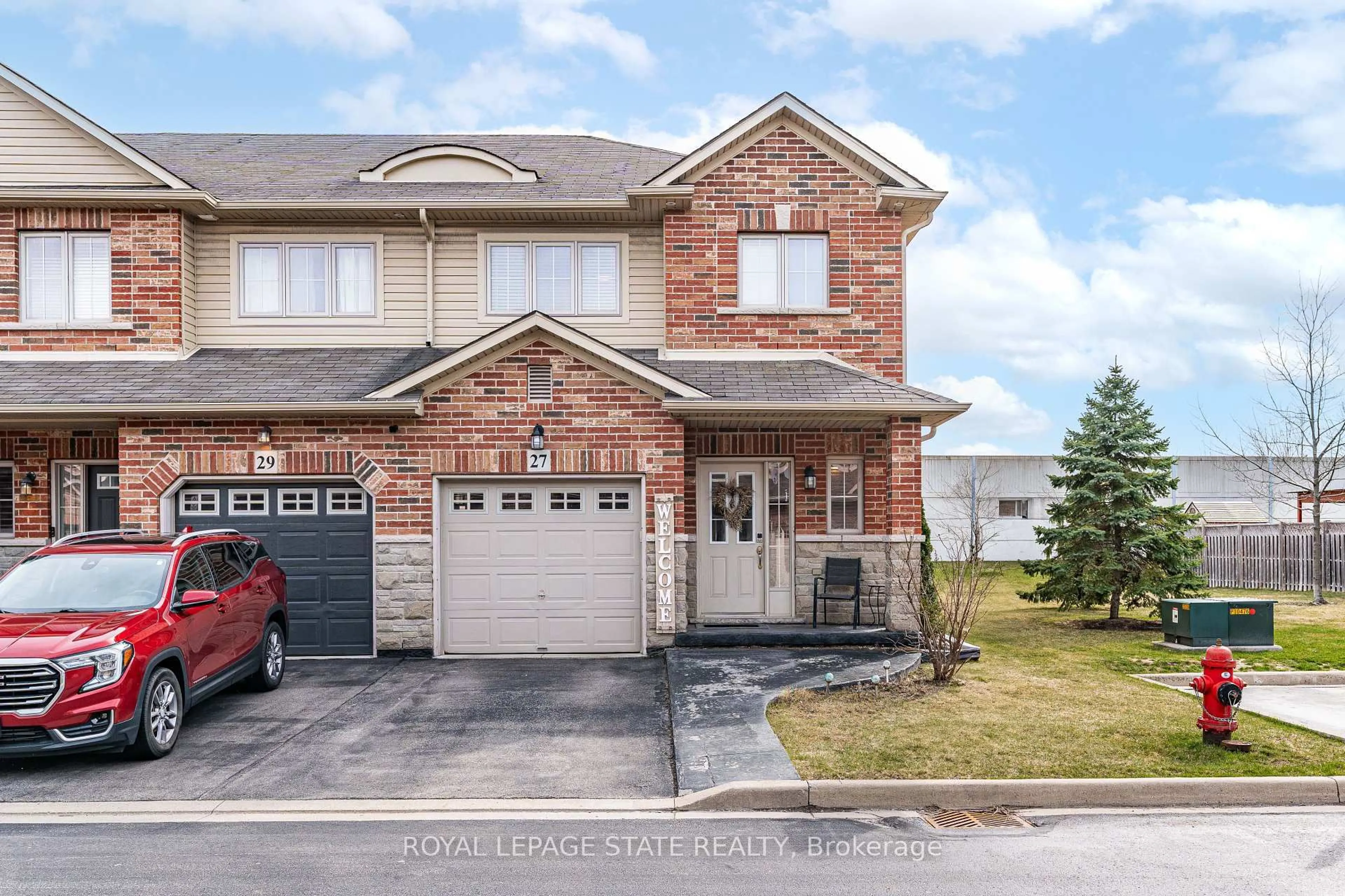 Home with brick exterior material, street for 27 Marina Point Cres, Hamilton Ontario L8E 0E4