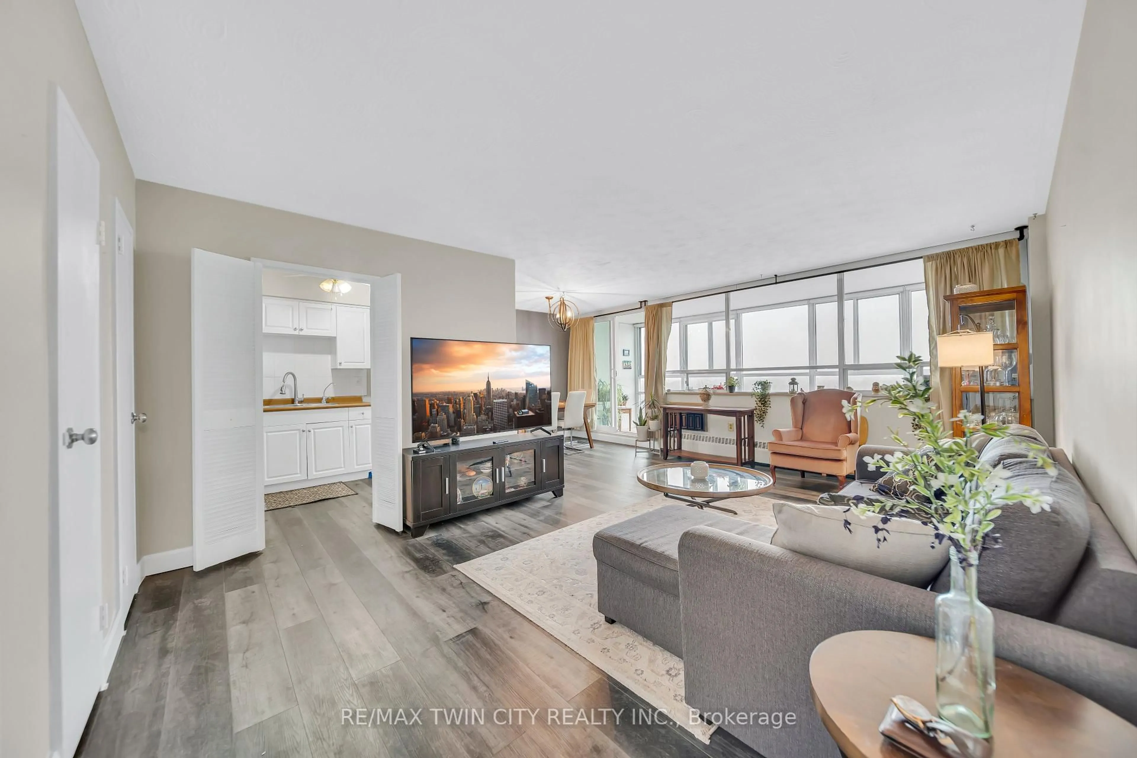 Living room with furniture, unknown for 24 Midland Dr #701, Kitchener Ontario N2A 2A8