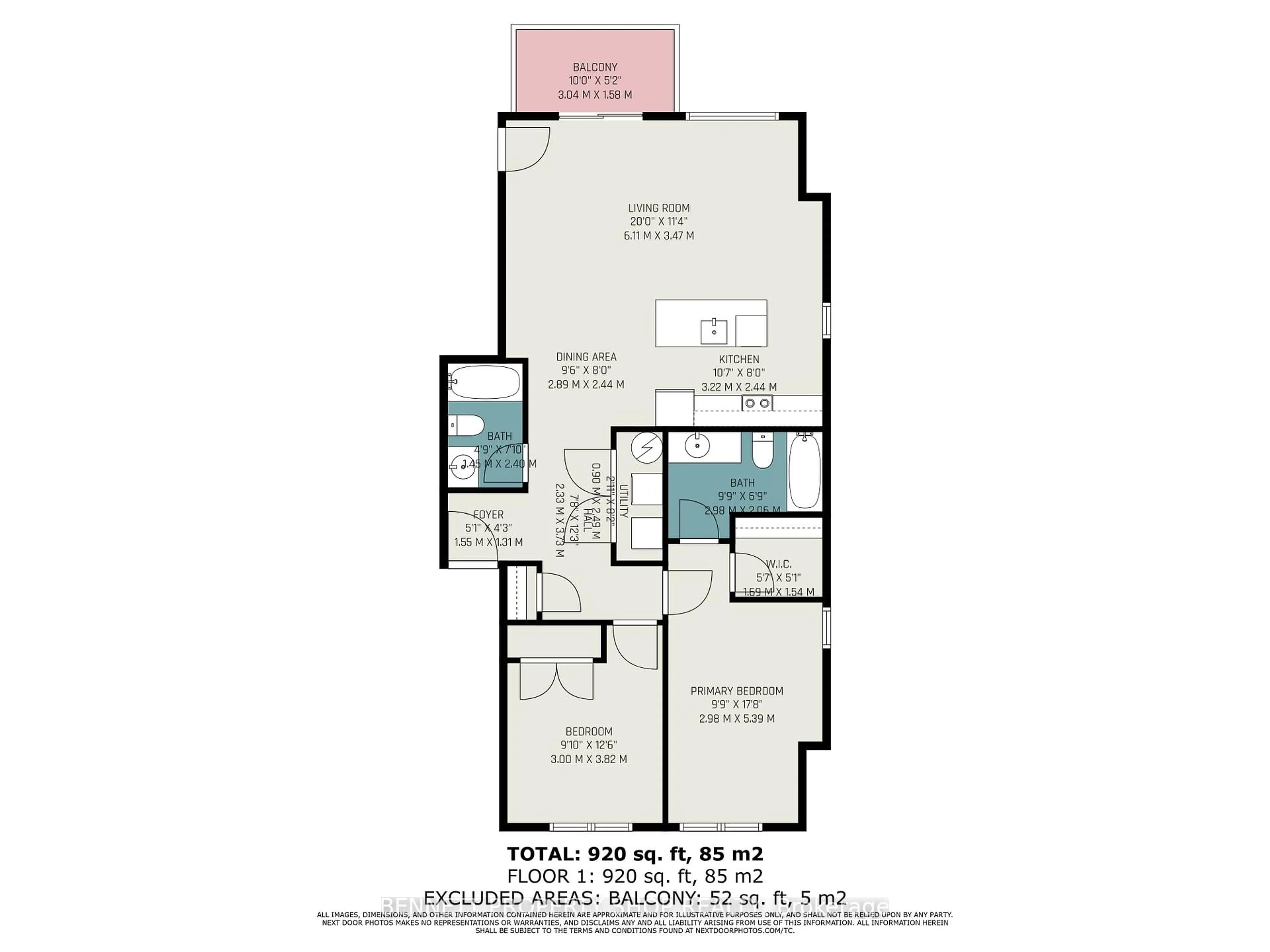 Floor plan for 322 Everest N/A #H, Ottawa Ontario K1G 4E3