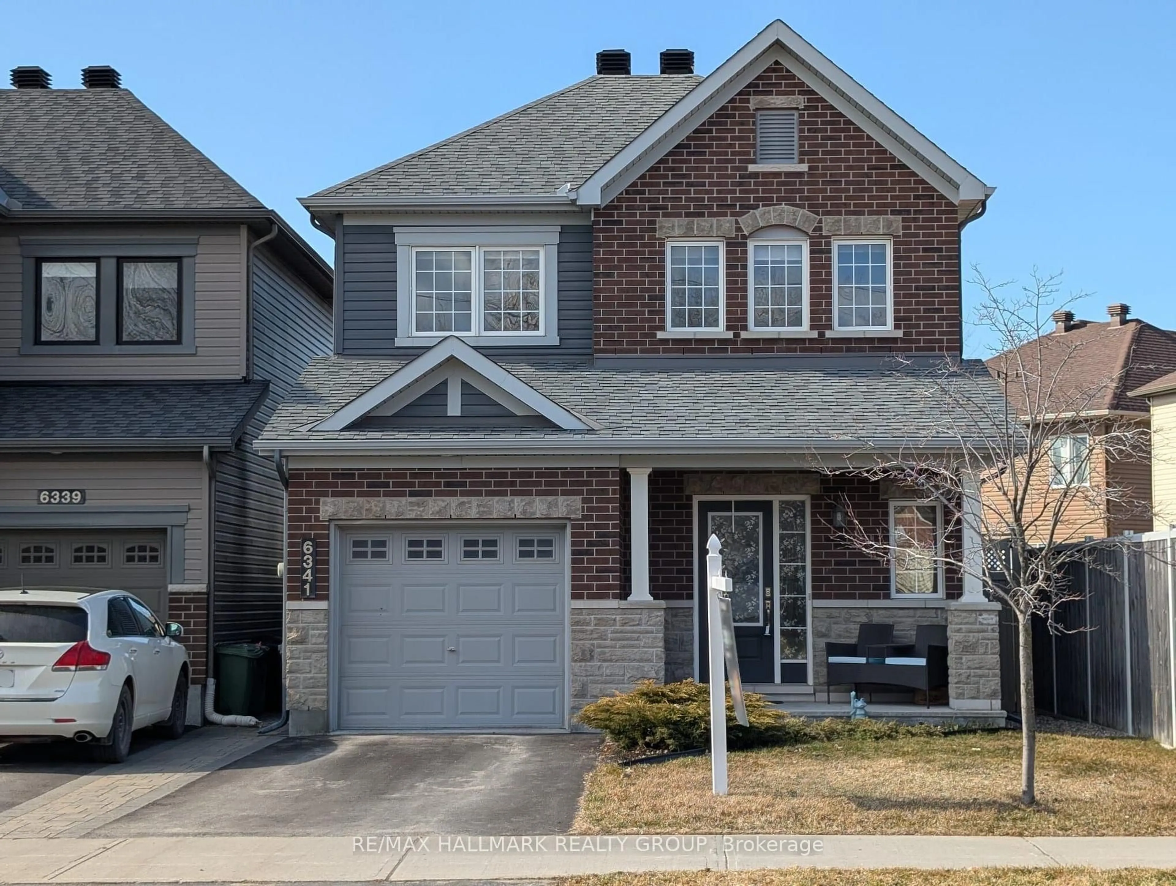 Home with brick exterior material, street for 6341 Renaud Rd, Ottawa Ontario K1W 0J4