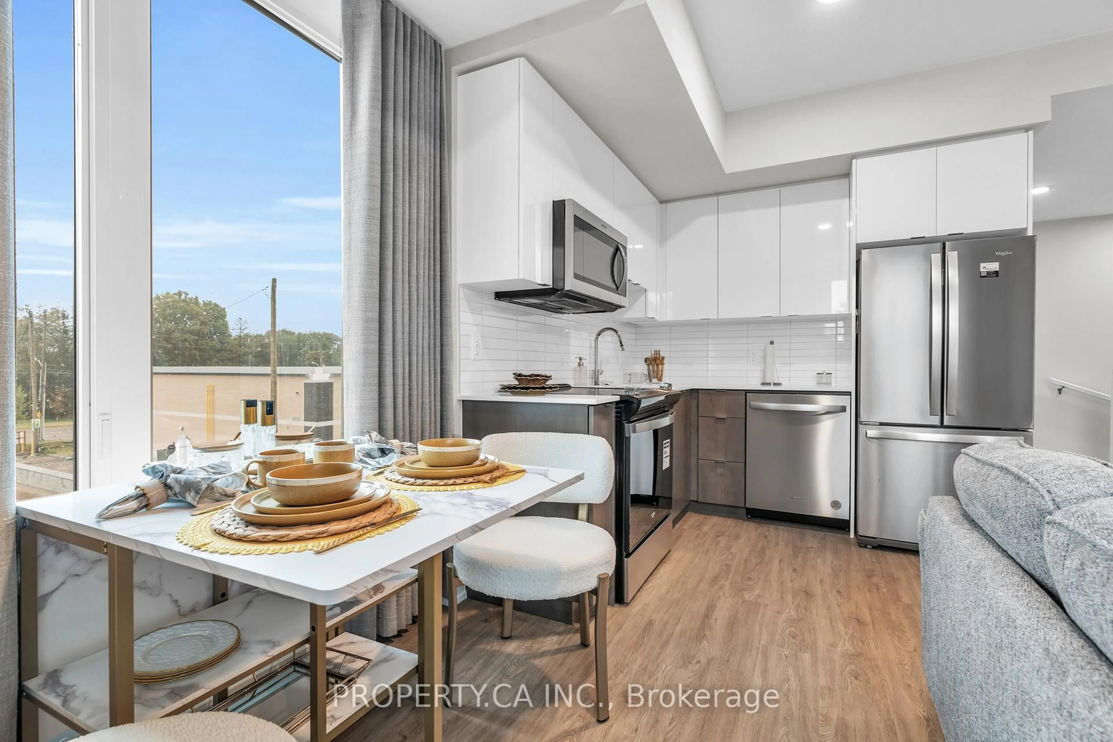 Open concept kitchen, unknown for 708 Woolwich St #111, Guelph Ontario N1H 7G6