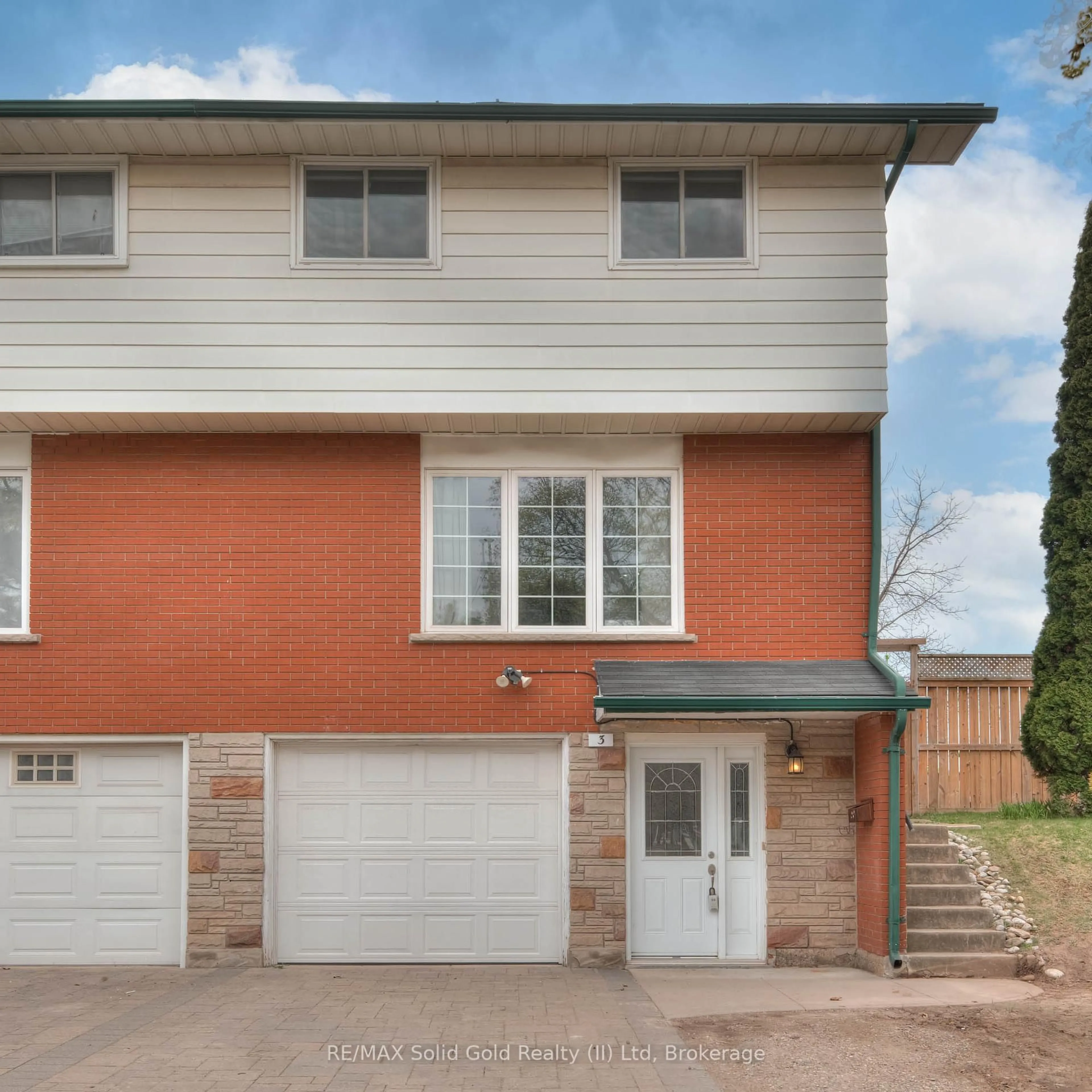 Home with brick exterior material, street for 3 Shaftsbury Dr, Kitchener Ontario N2A 1N4