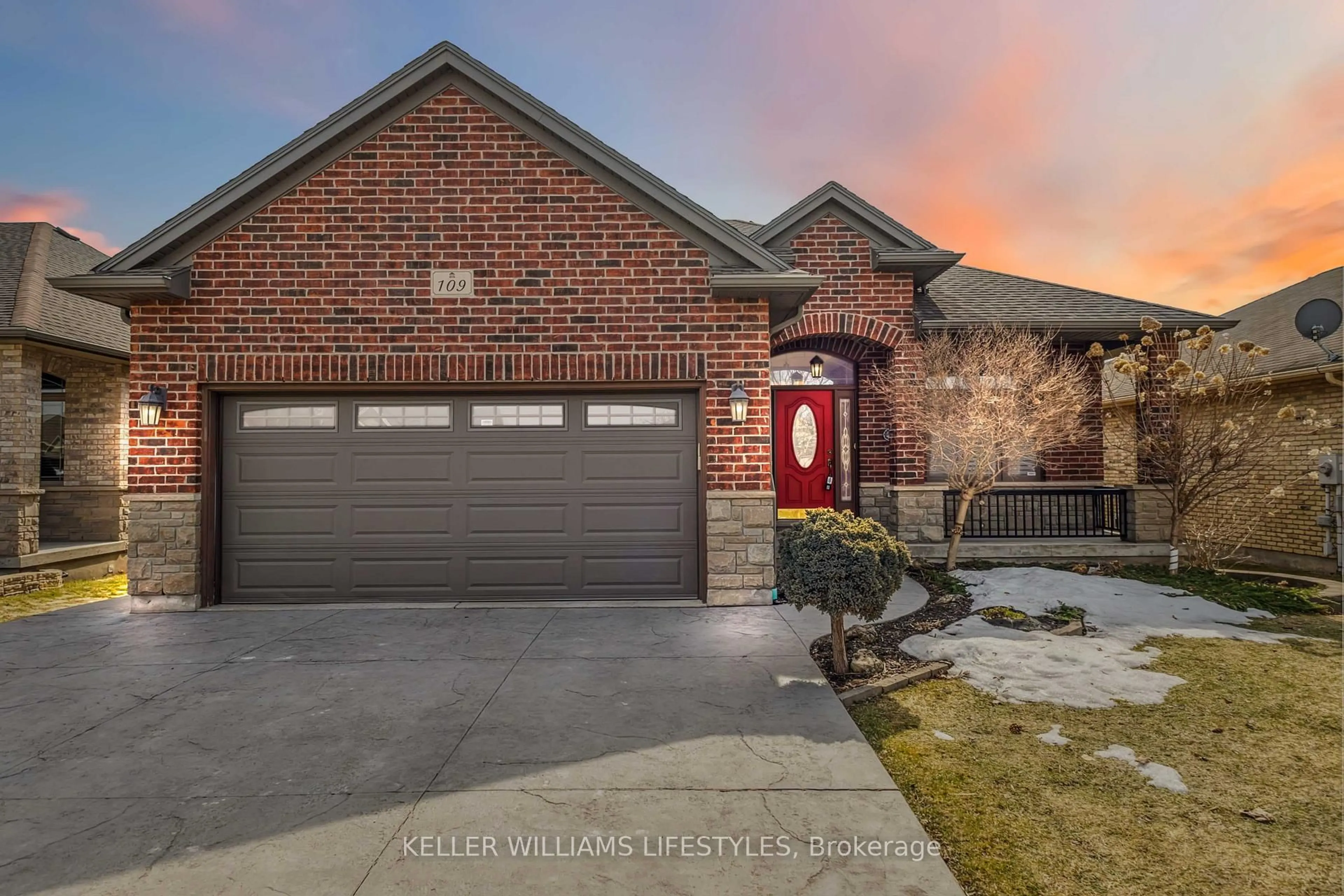 Home with brick exterior material, street for 109 Sloan Dr, Zorra Ontario N0M 2A0