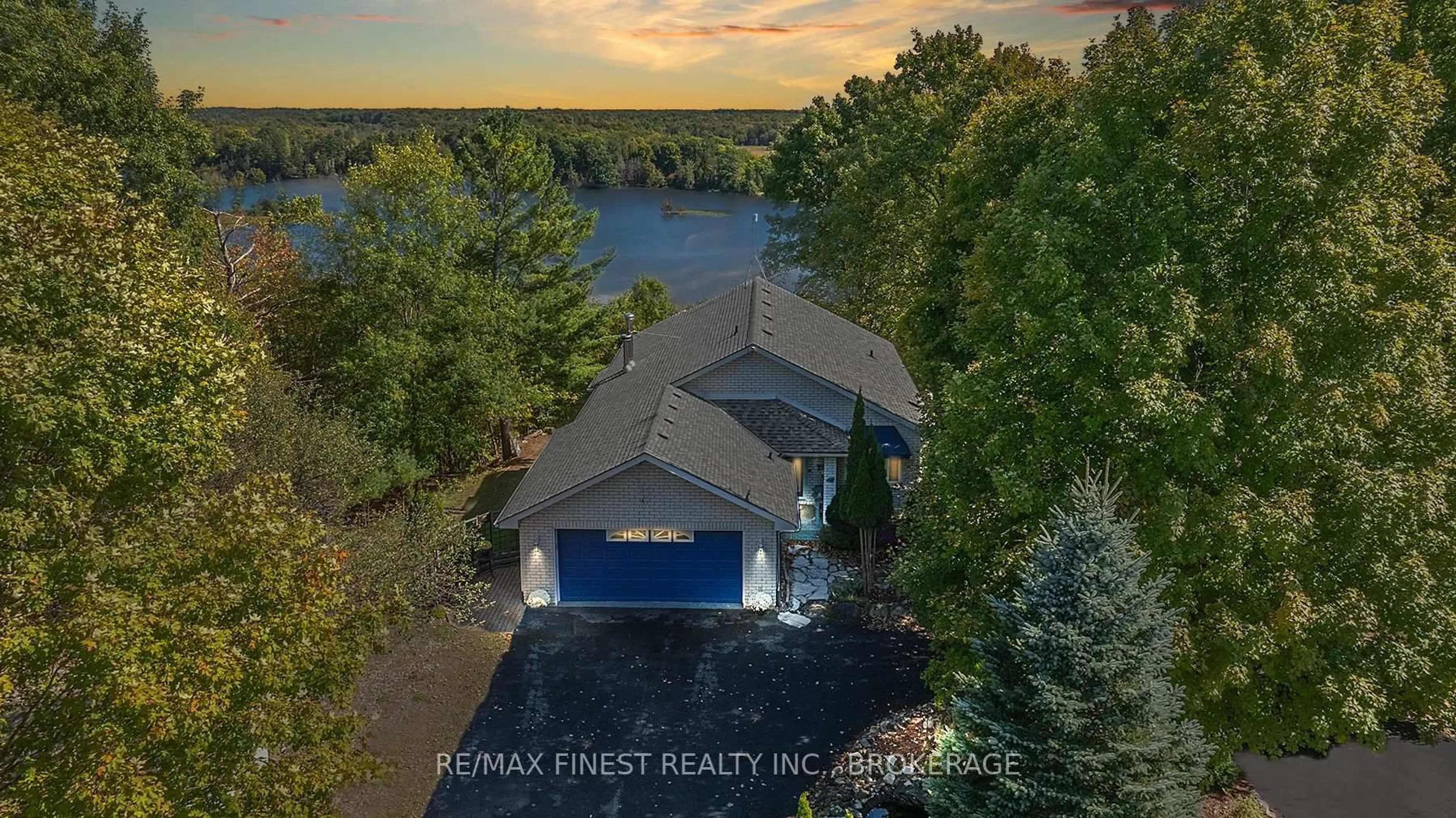 A pic from outside/outdoor area/front of a property/back of a property/a pic from drone, water/lake/river/ocean view for 4522 SILLS BAY Rd, Sydenham Ontario K0H 2T0