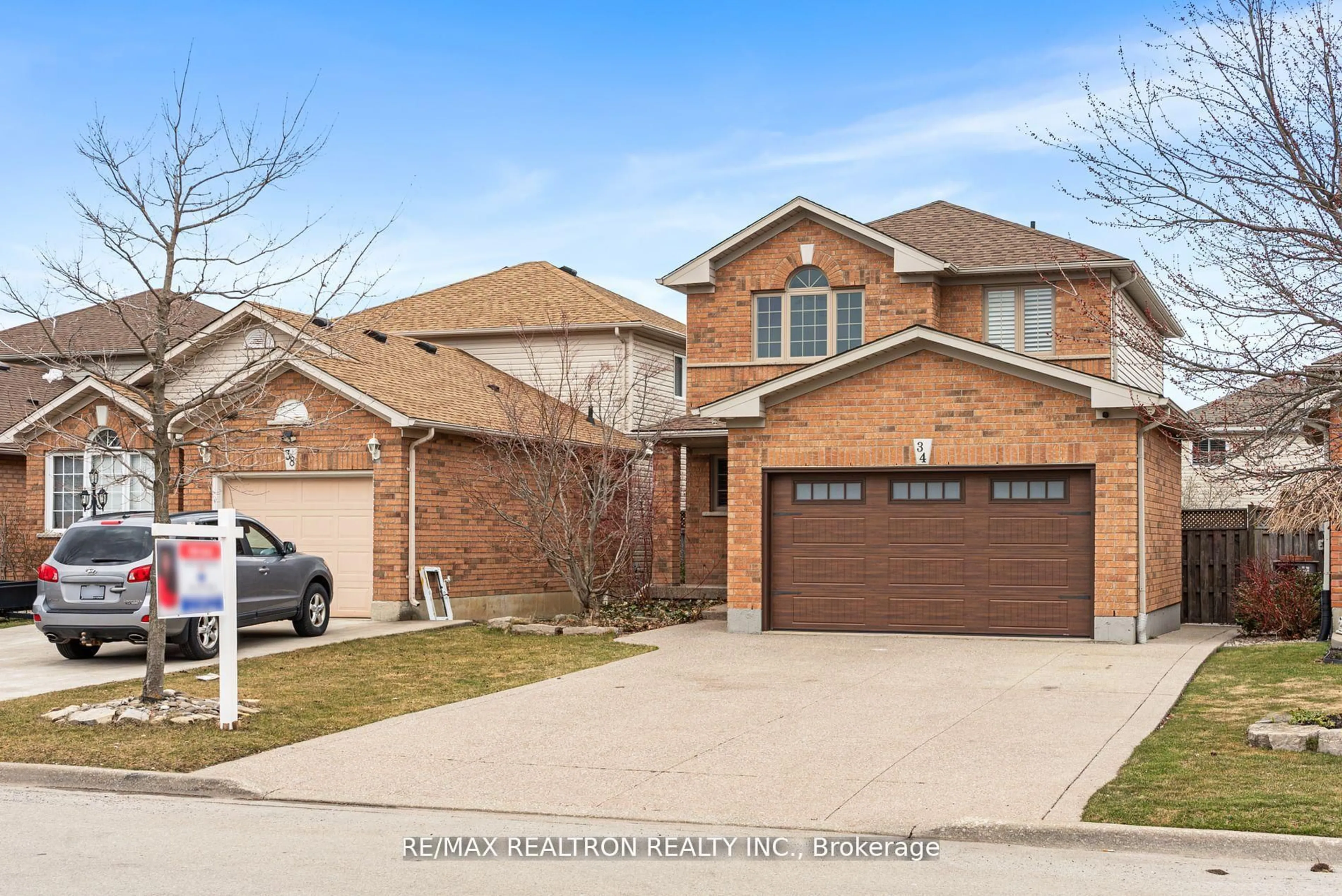 Home with brick exterior material, street for 34 Shadyglen Dr, Hamilton Ontario L8J 3W7