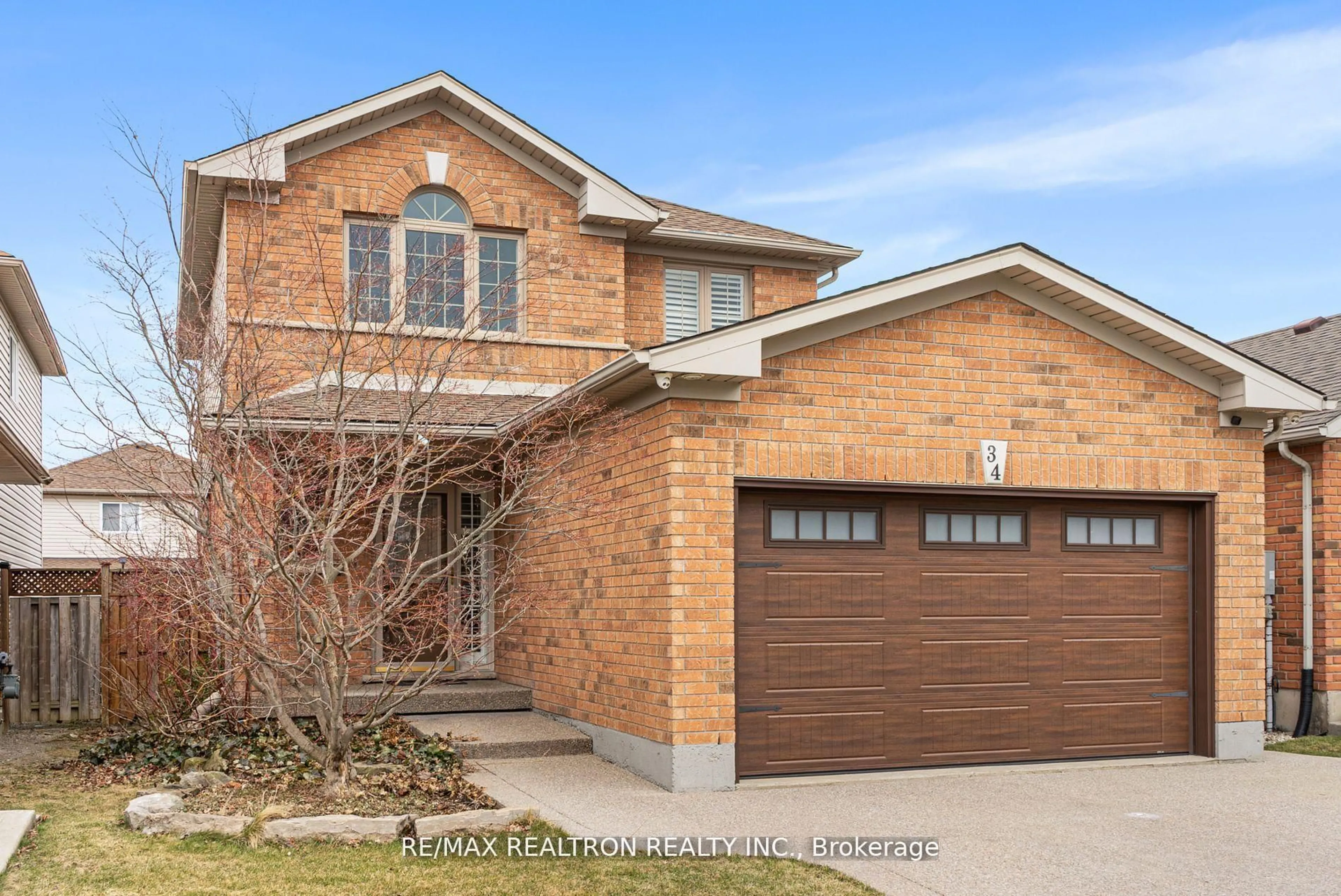 Home with brick exterior material, street for 34 Shadyglen Dr, Hamilton Ontario L8J 3W7