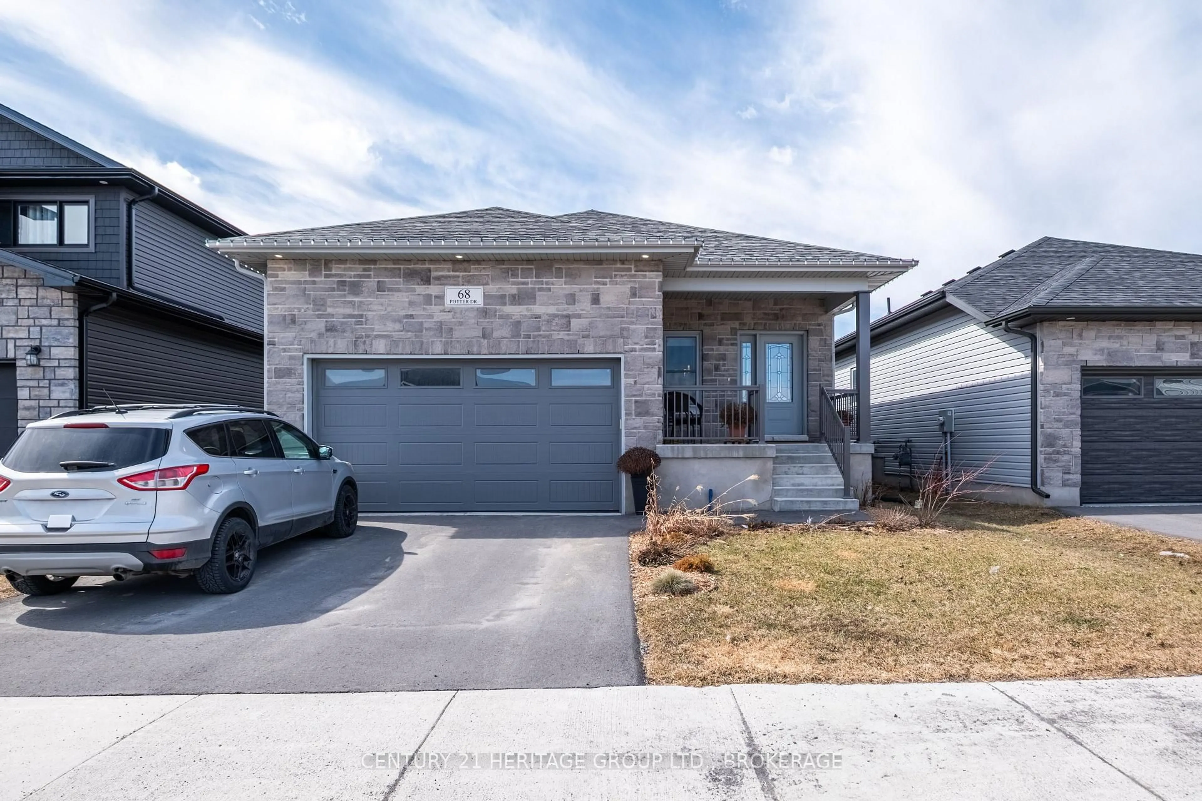 Home with brick exterior material, street for 68 Potter Dr, Bissett Creek Ontario K0H 2H0