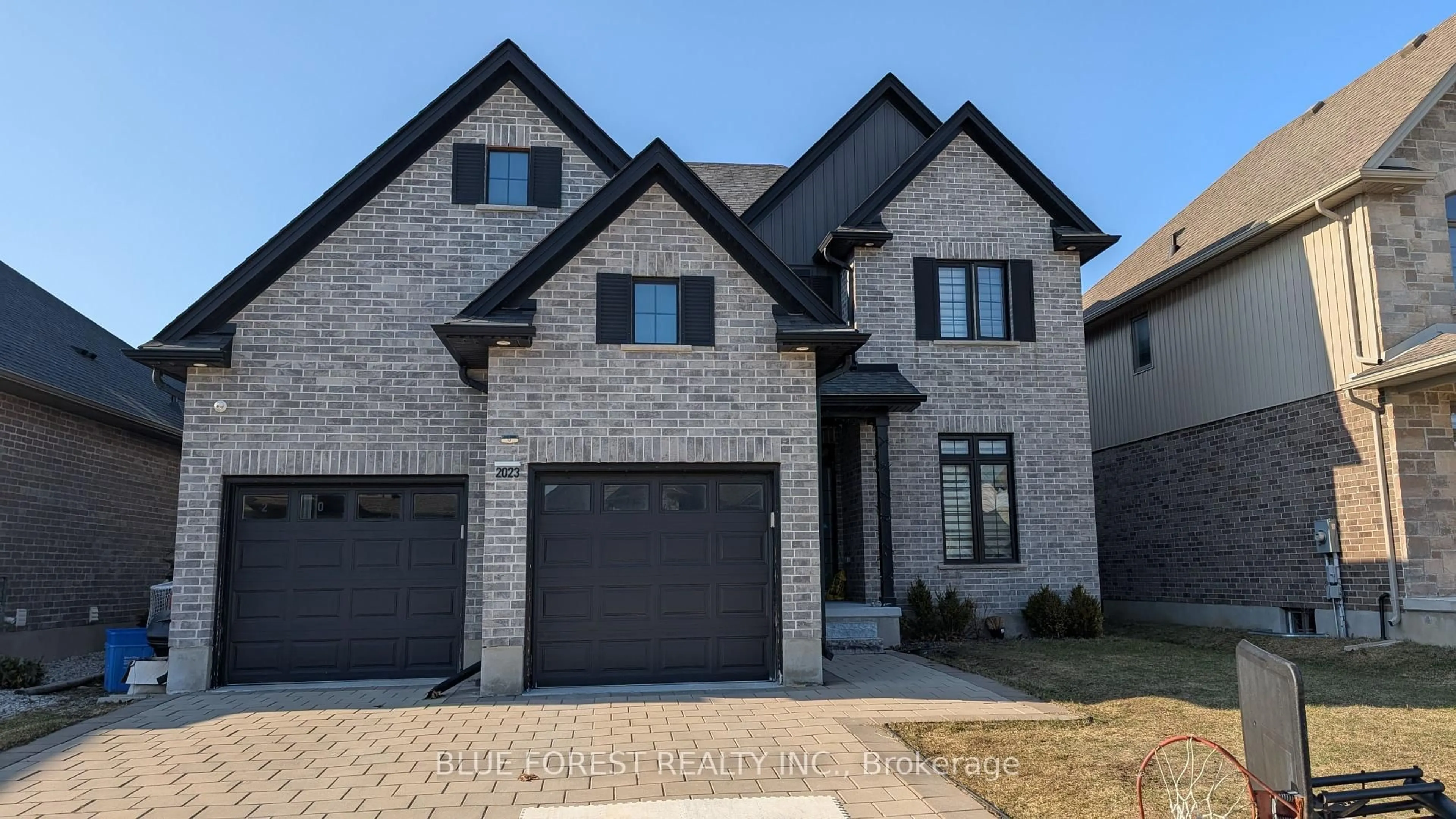Home with brick exterior material, street for 2023 Westwick Walk, London South Ontario N6P 0A2