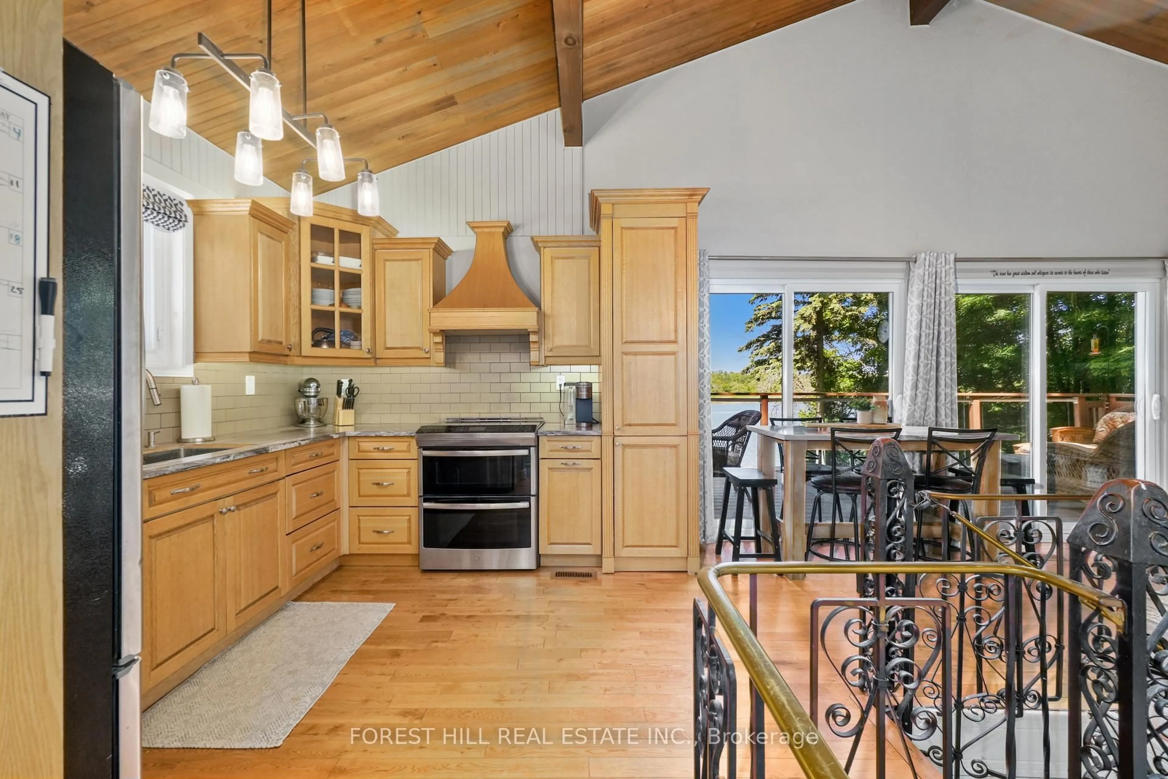 Open concept kitchen, ceramic/tile floor for 102 Fleming Bay Rd, Trent Hills Ontario K0L 1Y0