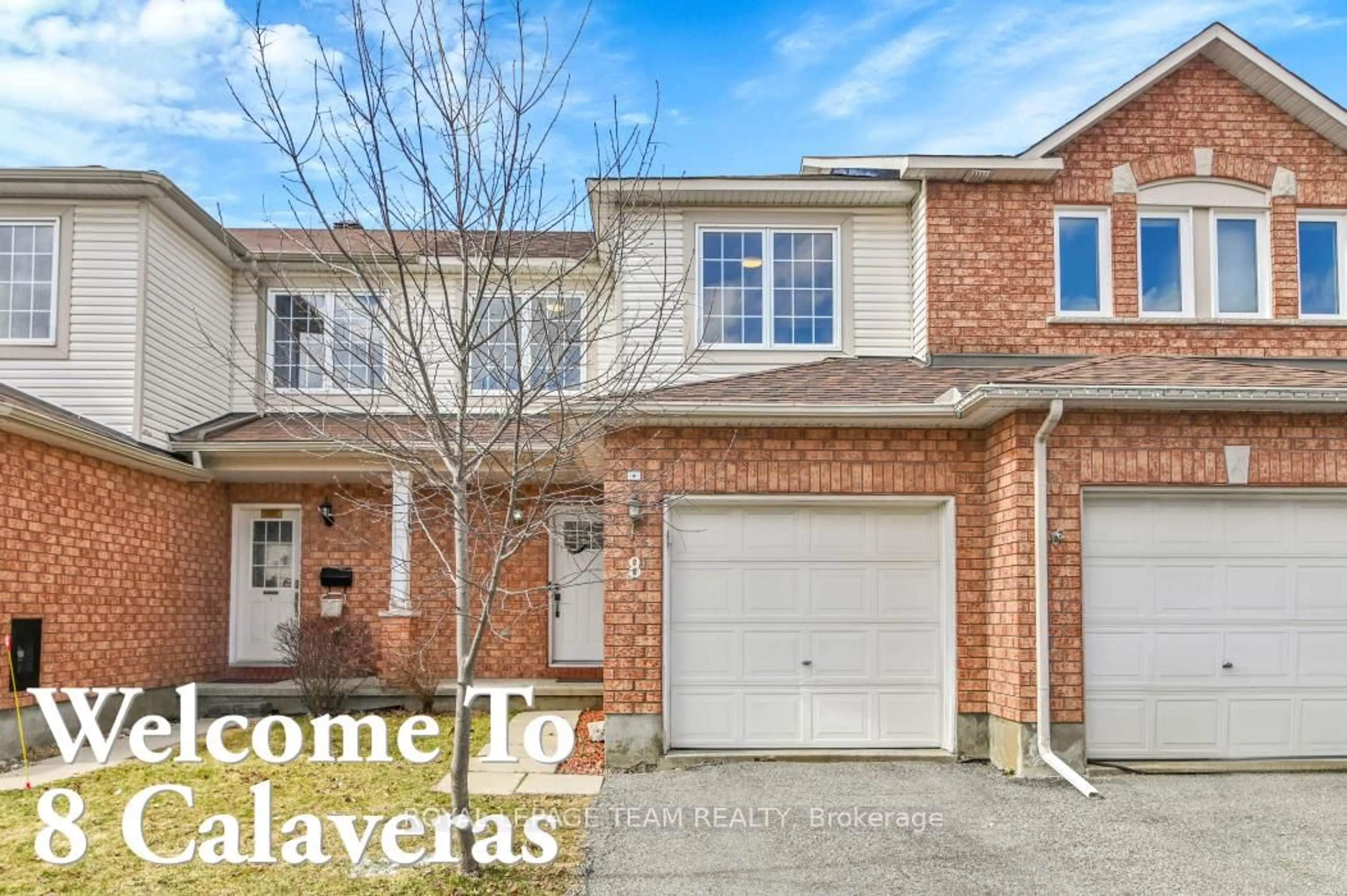 Home with brick exterior material, street for 8 CALAVERAS Ave, Ottawa Ontario K2J 4Z8