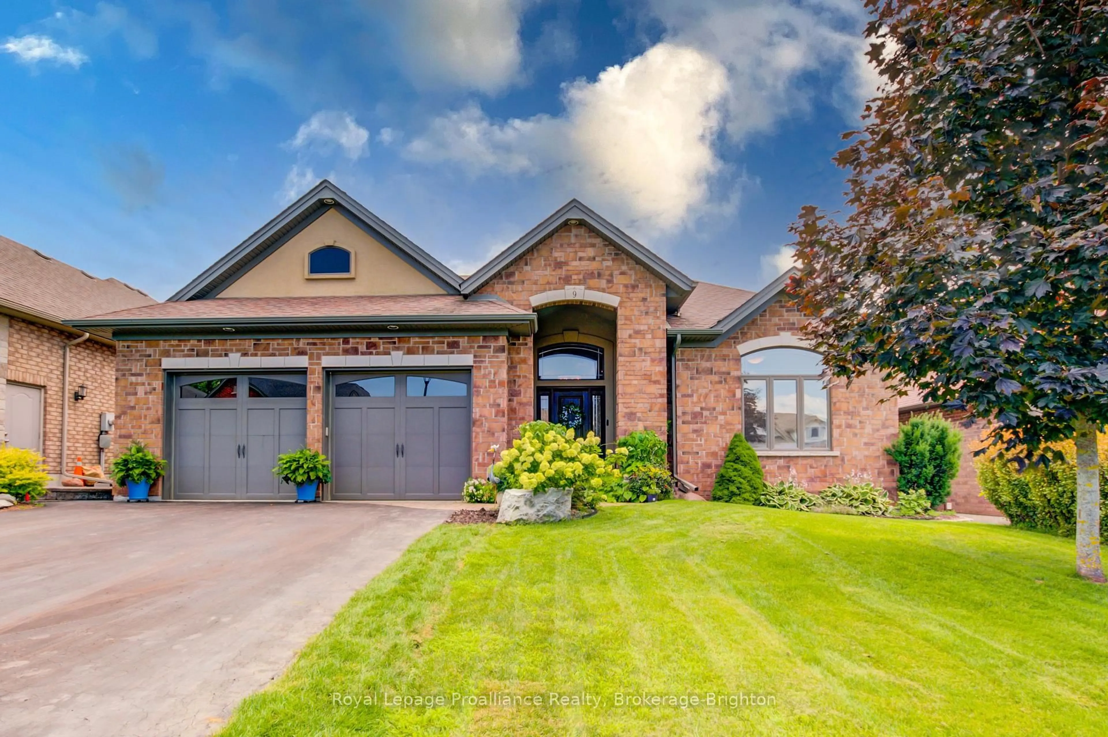 Home with brick exterior material, street for 9 Castle Rdge, Brighton Ontario K0K 1H0