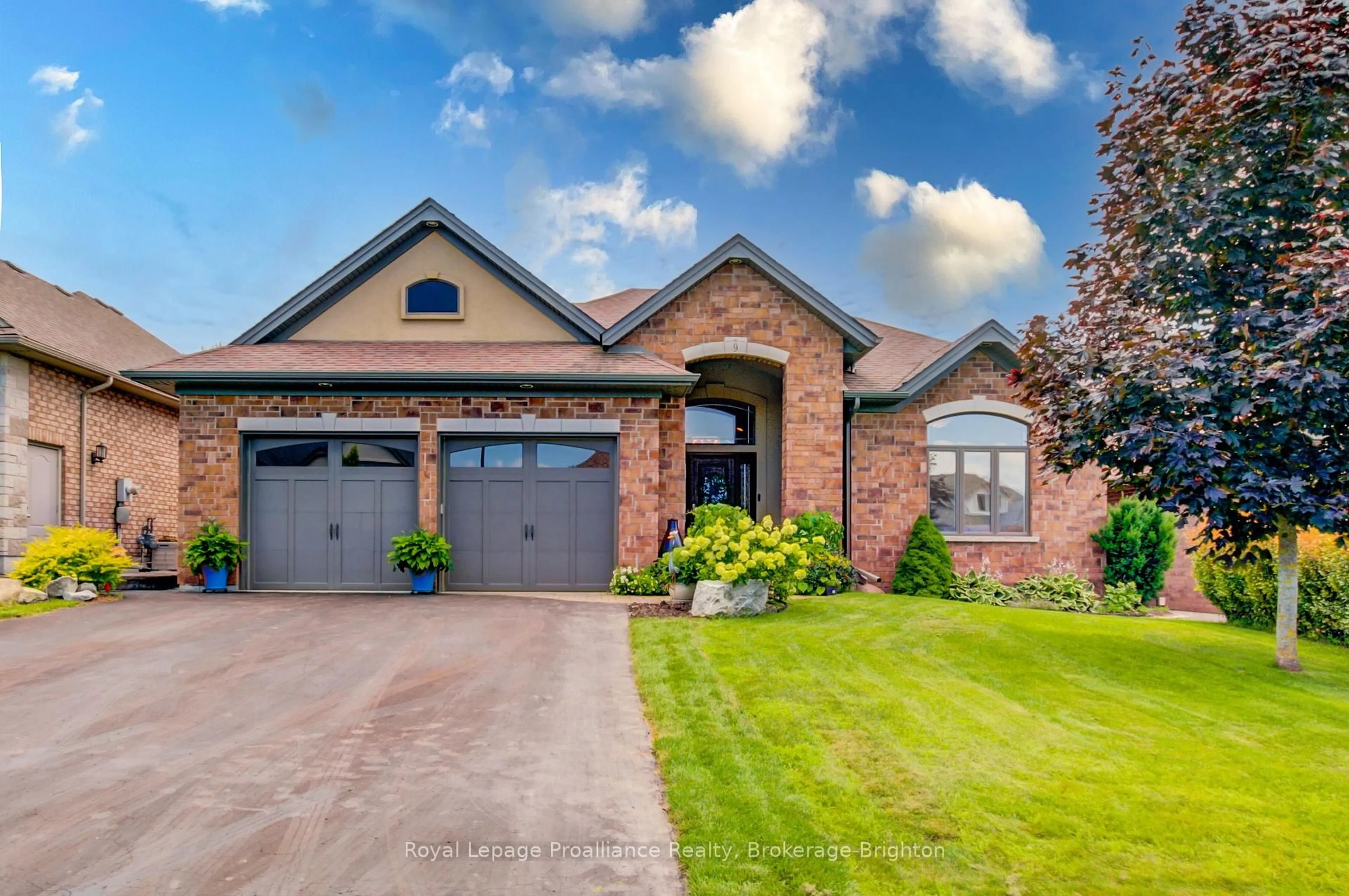Home with brick exterior material, street for 9 Castle Rdge, Brighton Ontario K0K 1H0