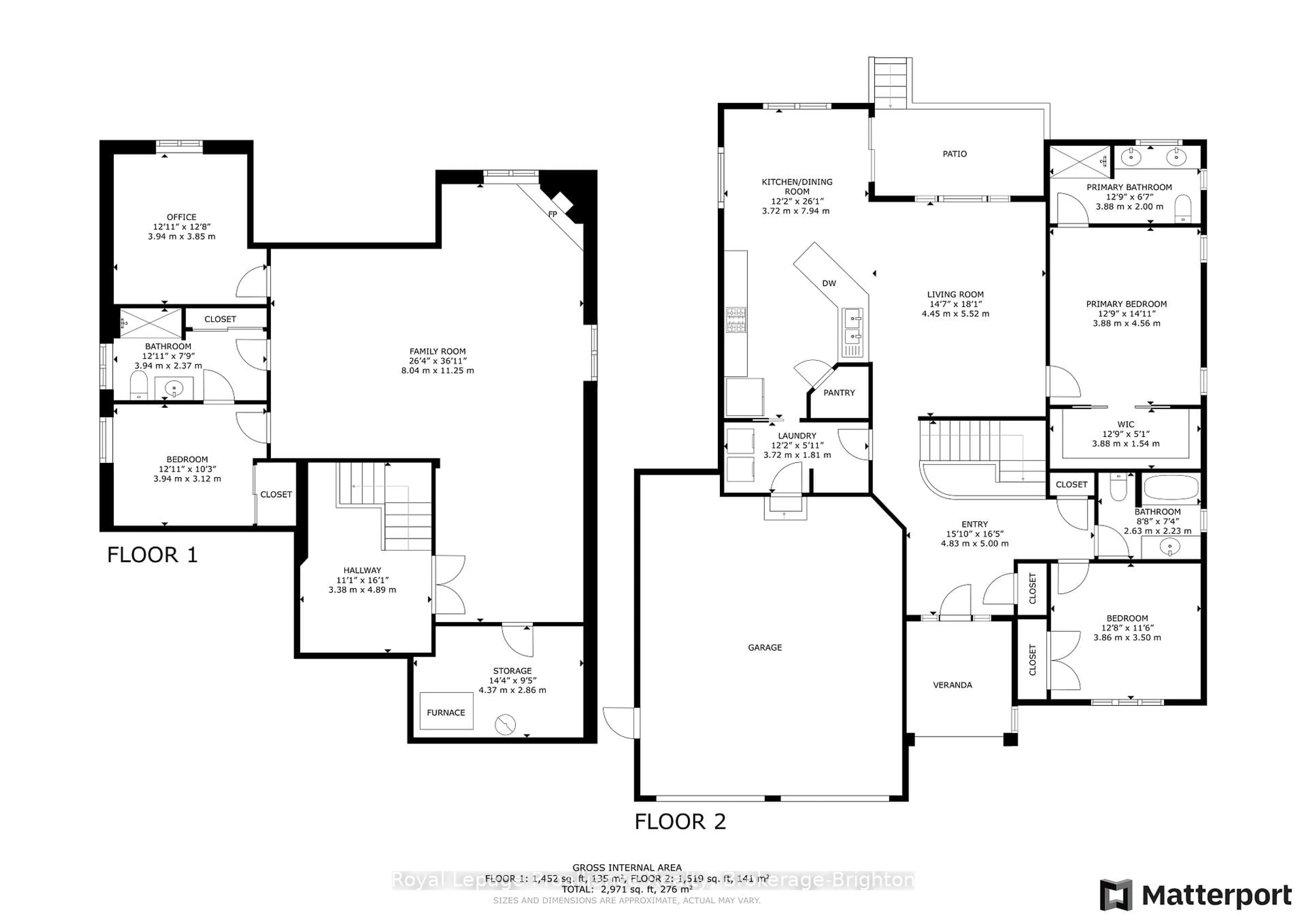 Floor plan for 9 Castle Rdge, Brighton Ontario K0K 1H0