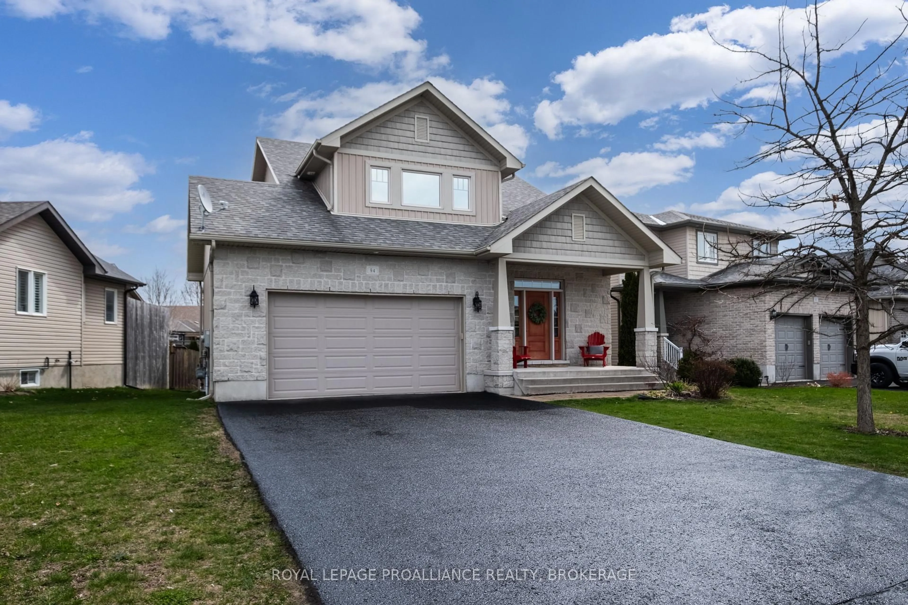 Home with brick exterior material, street for 94 Windermere Blvd, Bath Ontario K0H 1G0