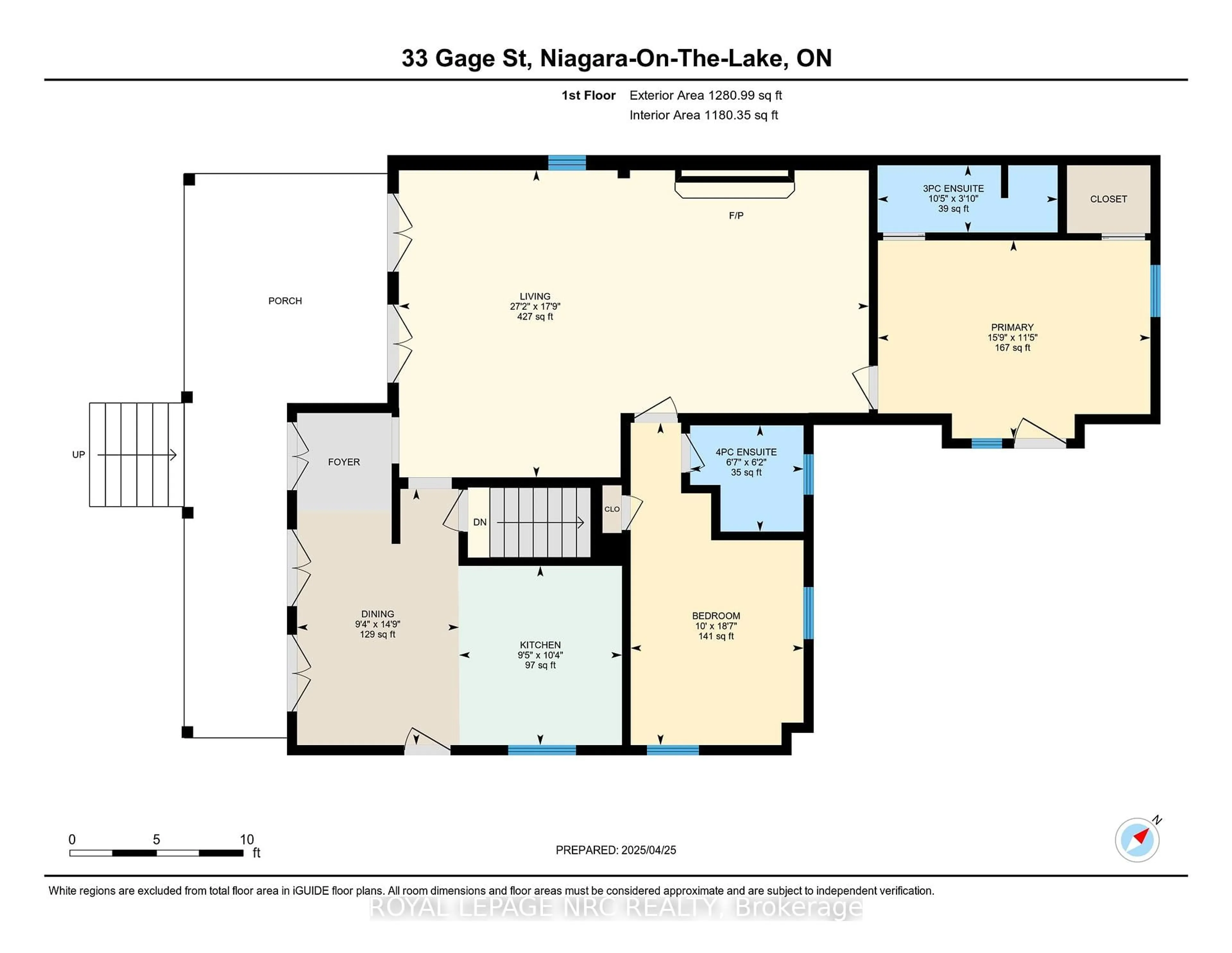 Floor plan for 33 Gage St, Niagara-on-the-Lake Ontario L0S 1J0