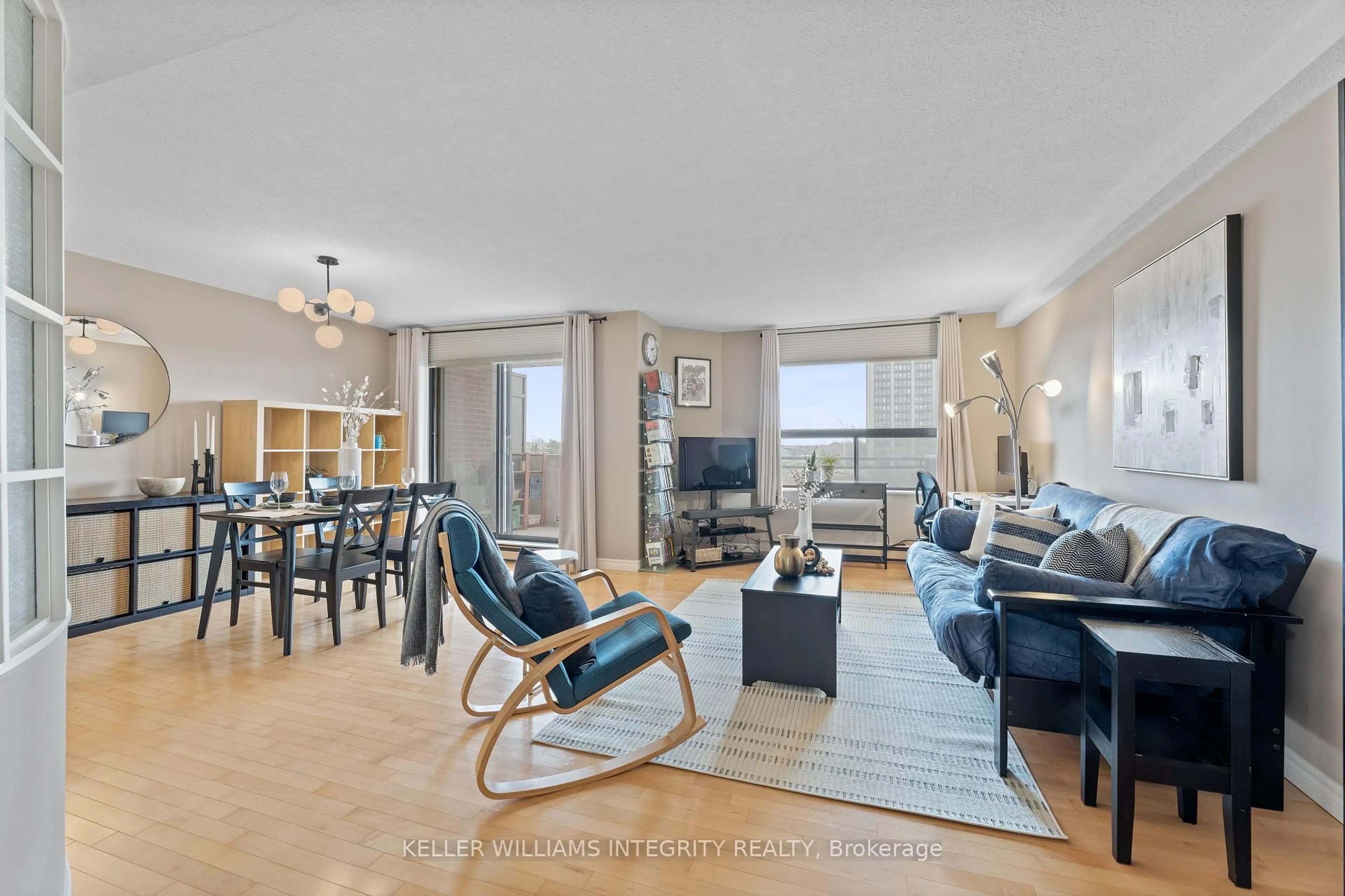 Living room with furniture, unknown for 50 Emmerson Ave #603, Ottawa Ontario K1Y 4P7