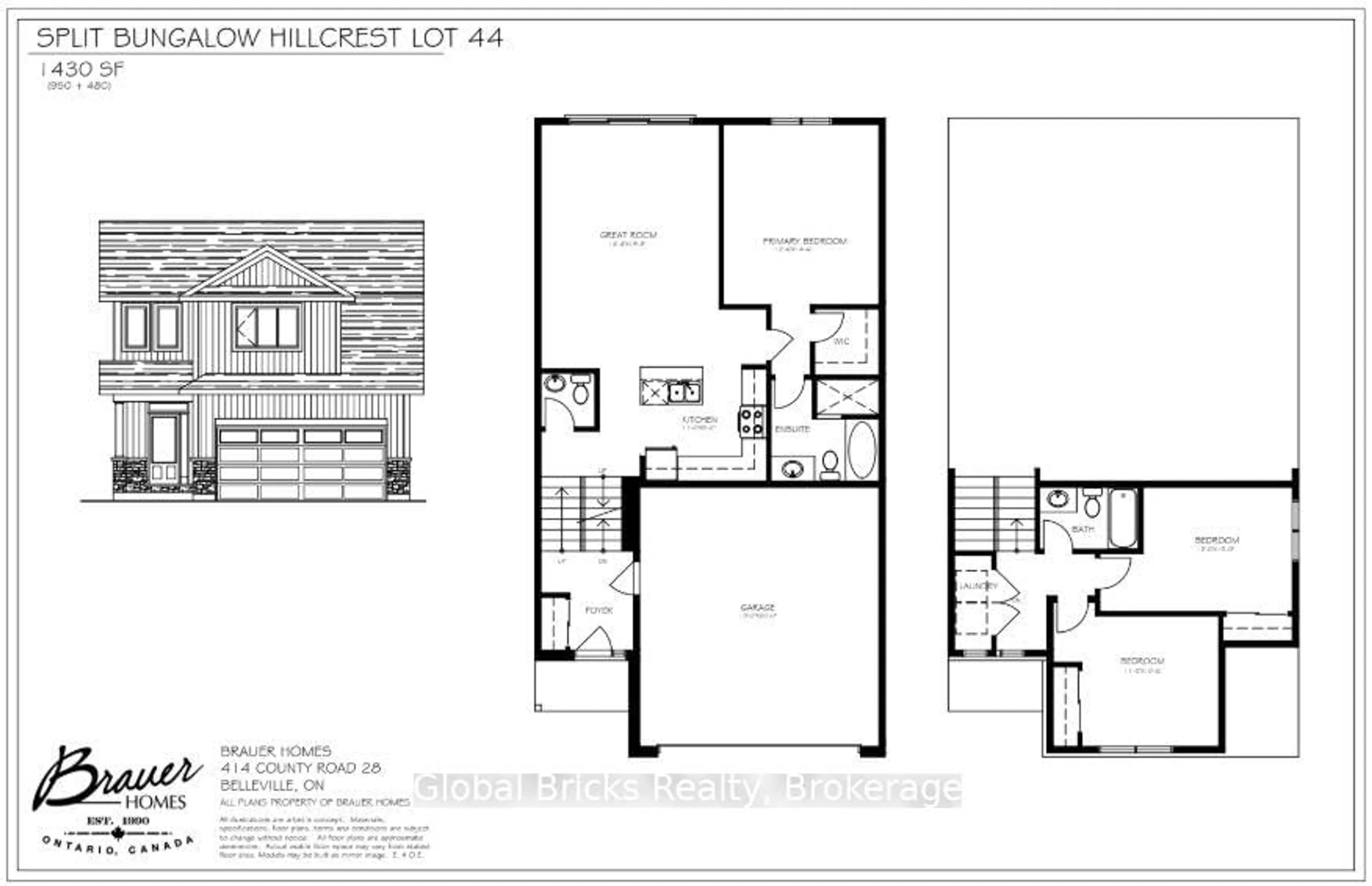 Floor plan for 58 Summit Cres, Belleville Ontario K8N 0A2