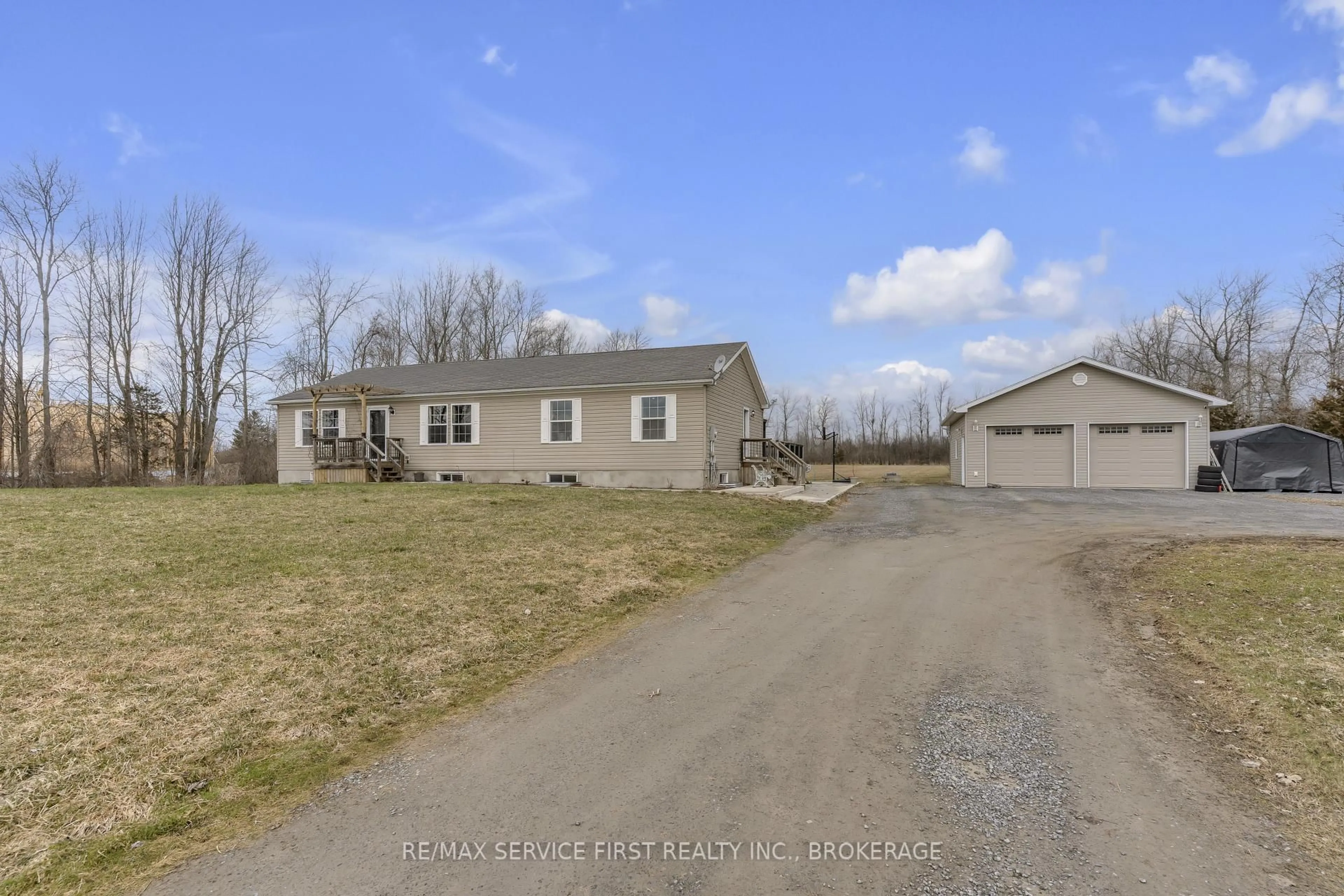 A pic from outside/outdoor area/front of a property/back of a property/a pic from drone, street for 295 Caton Rd, Bath Ontario K0H 1G0