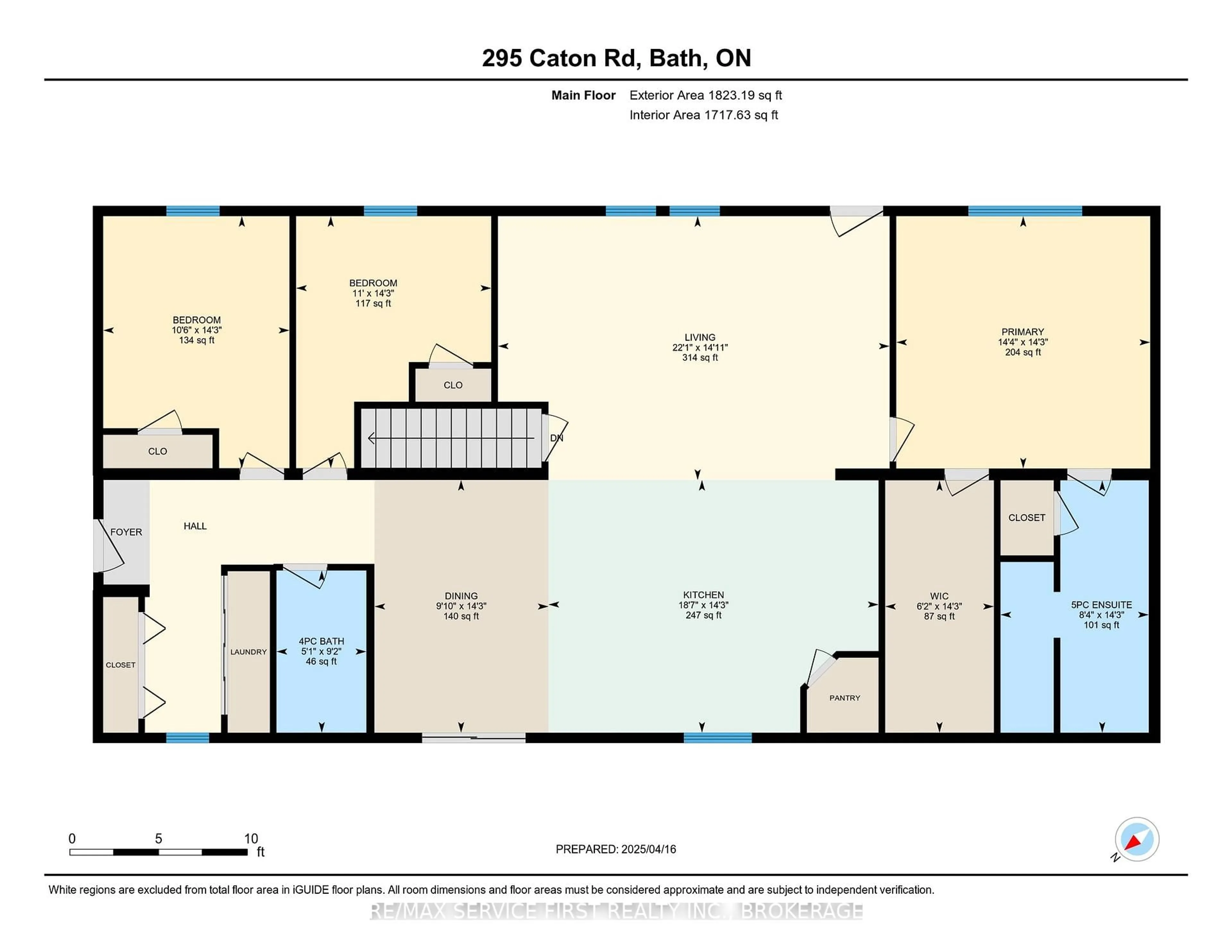 Floor plan for 295 Caton Rd, Bath Ontario K0H 1G0