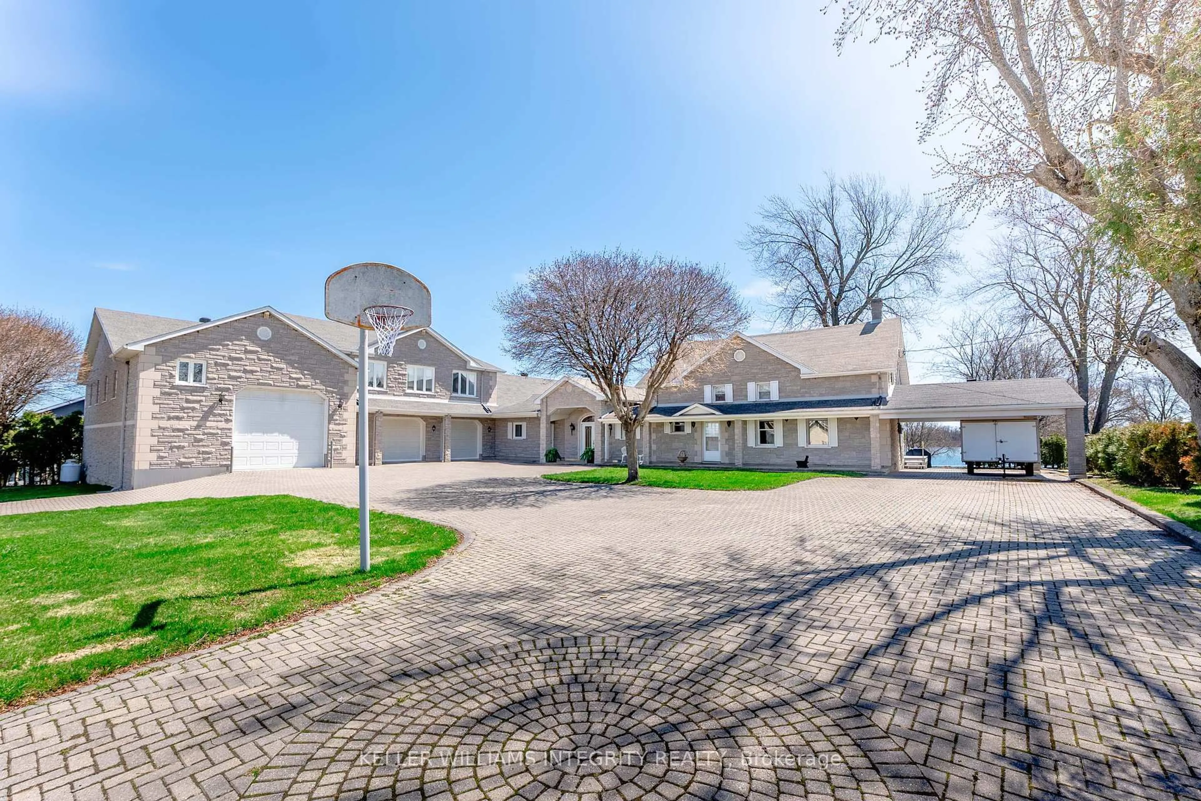 A pic from outside/outdoor area/front of a property/back of a property/a pic from drone, street for 6780 Pilon Point Rd, South Glengarry Ontario K0C 2E0