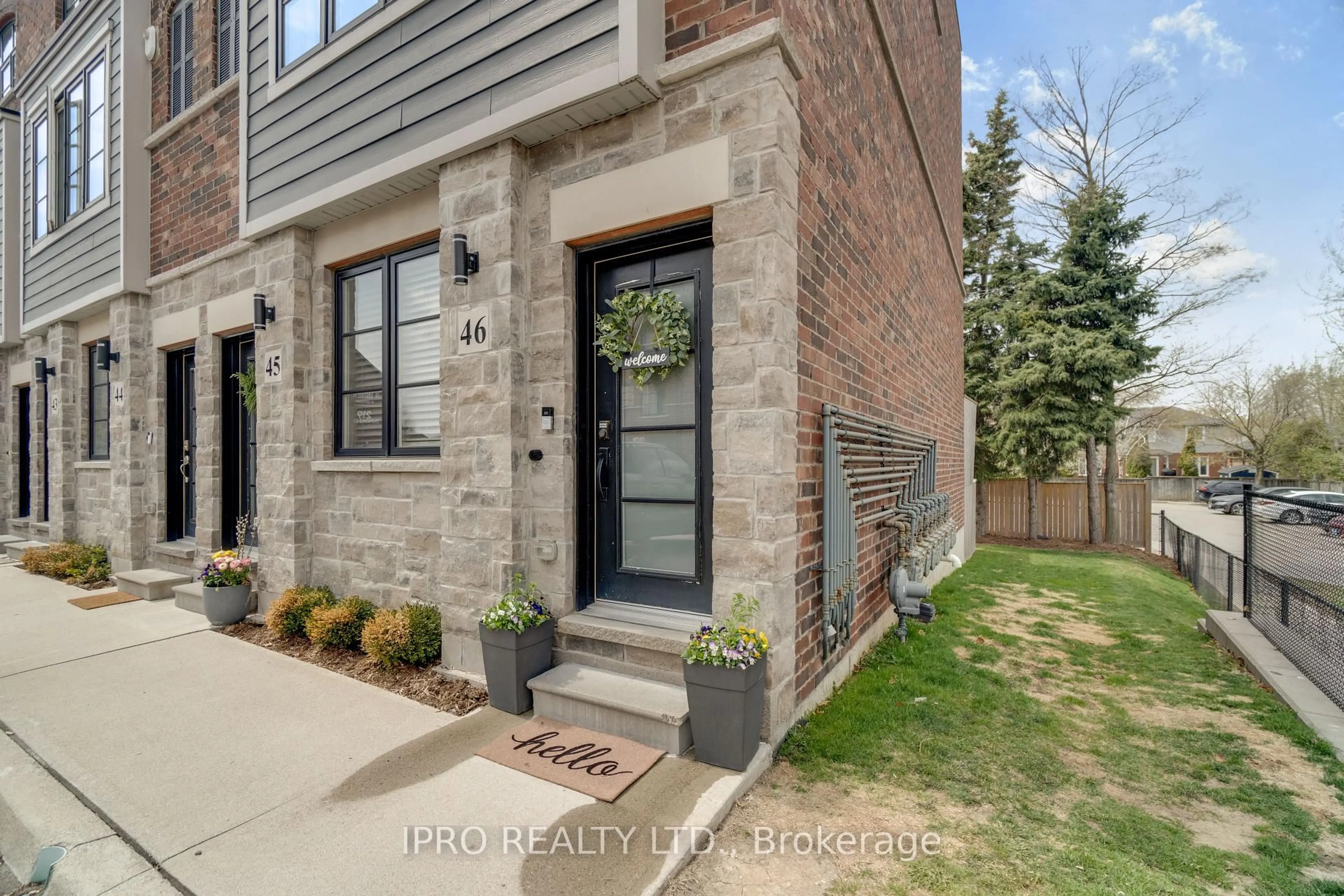 Home with brick exterior material, street for 219 Dundas St #46, Hamilton Ontario L8B 1V9
