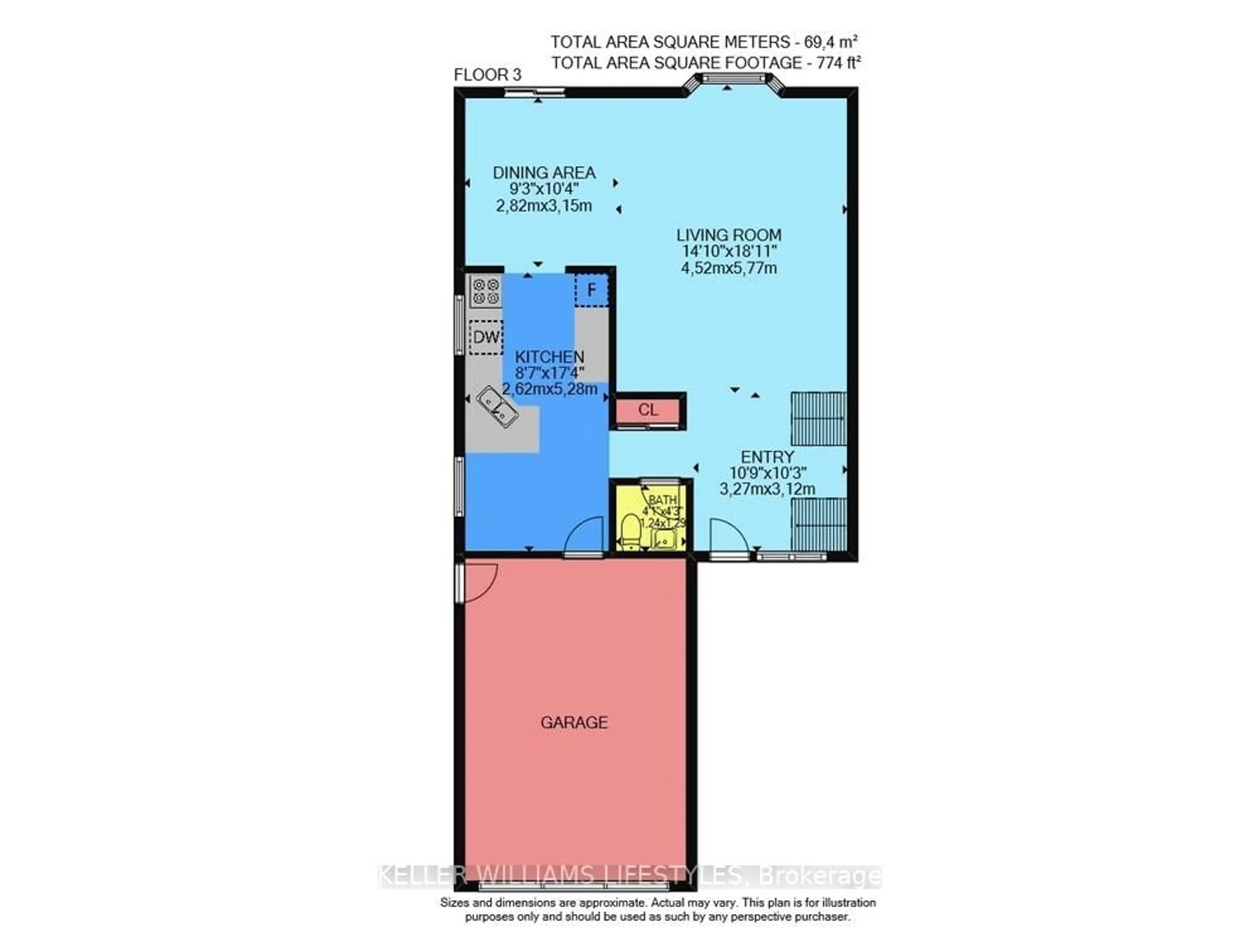 Floor plan for 1241 Glenora Dr, London North Ontario N5X 2P6