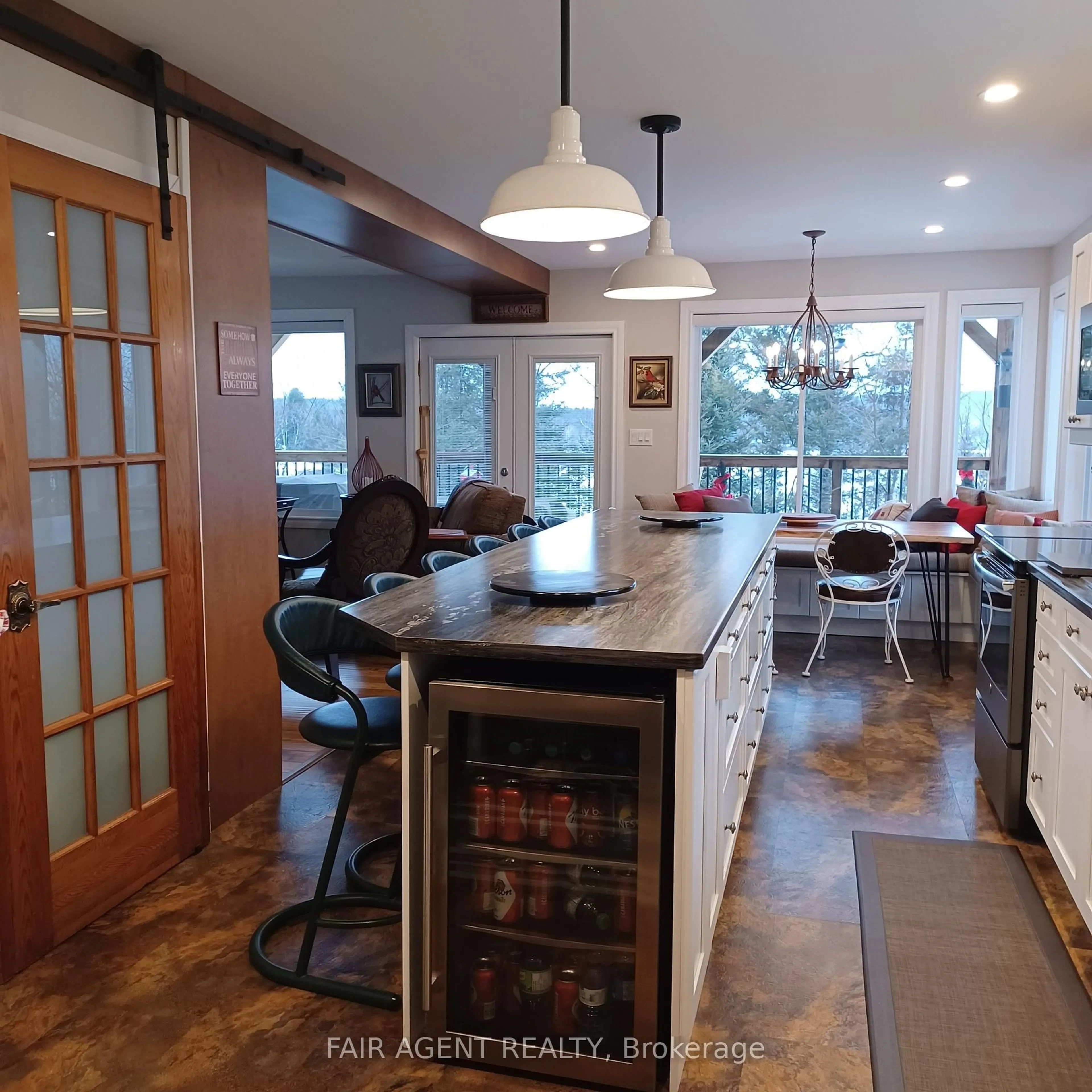Open concept kitchen, ceramic/tile floor for 126 PARGETER Rd, East Ferris Ontario P0H 1B0