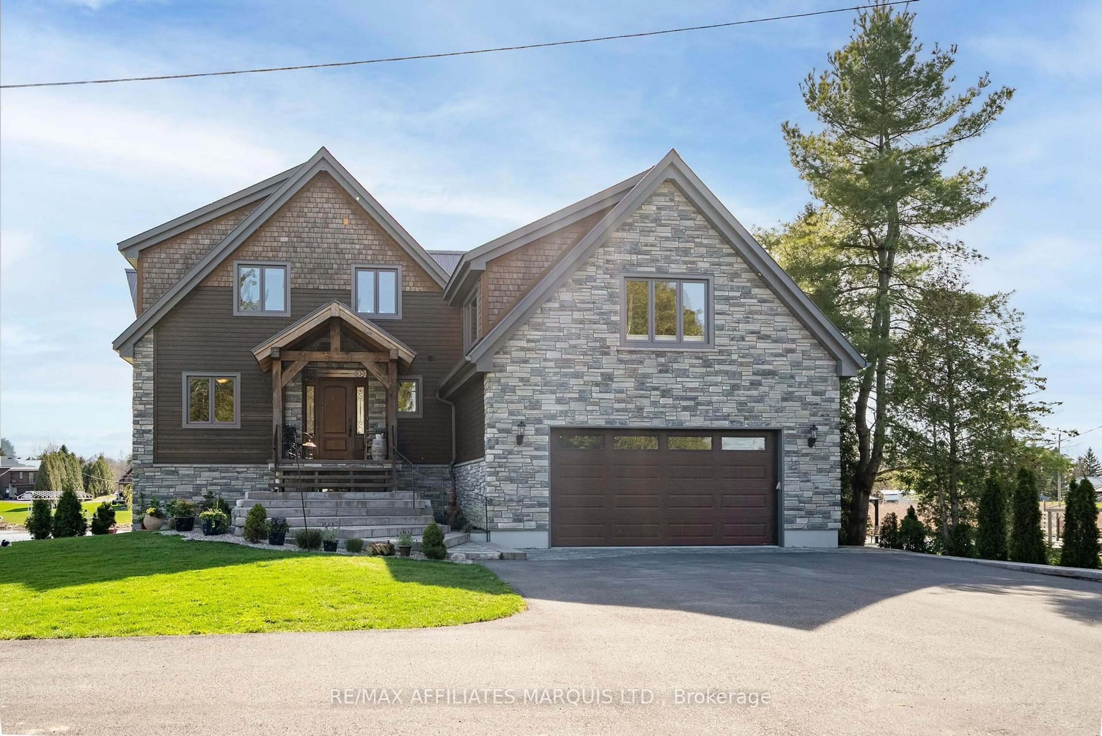 Home with brick exterior material, street for 6857 Silmser Rd, South Glengarry Ontario K6H 5R5
