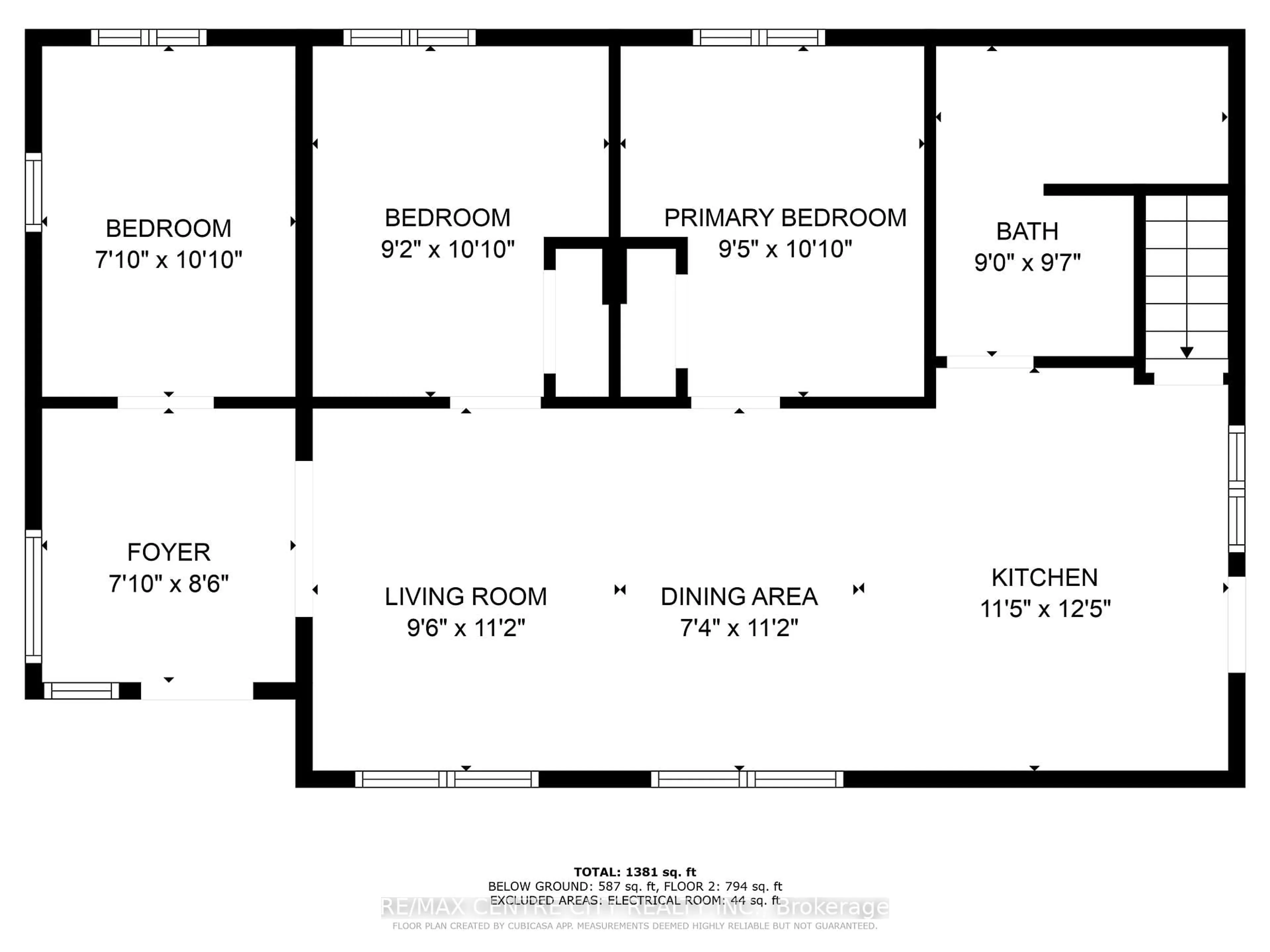 Floor plan for 37 Pegler St, London East Ontario N5Z 2B4