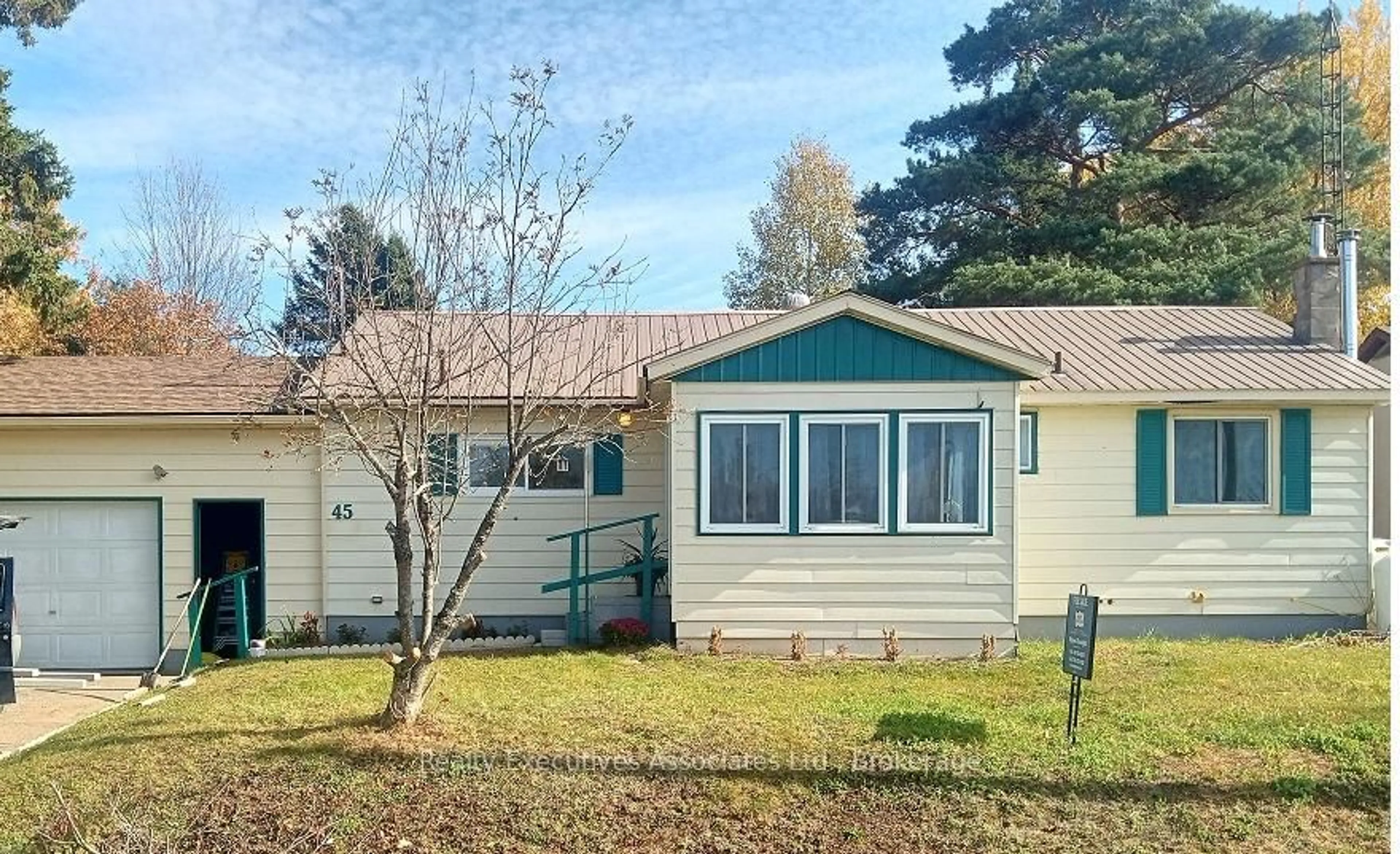 Home with vinyl exterior material, street for 45 Larch St, Highlands East Ontario K0L 1M0