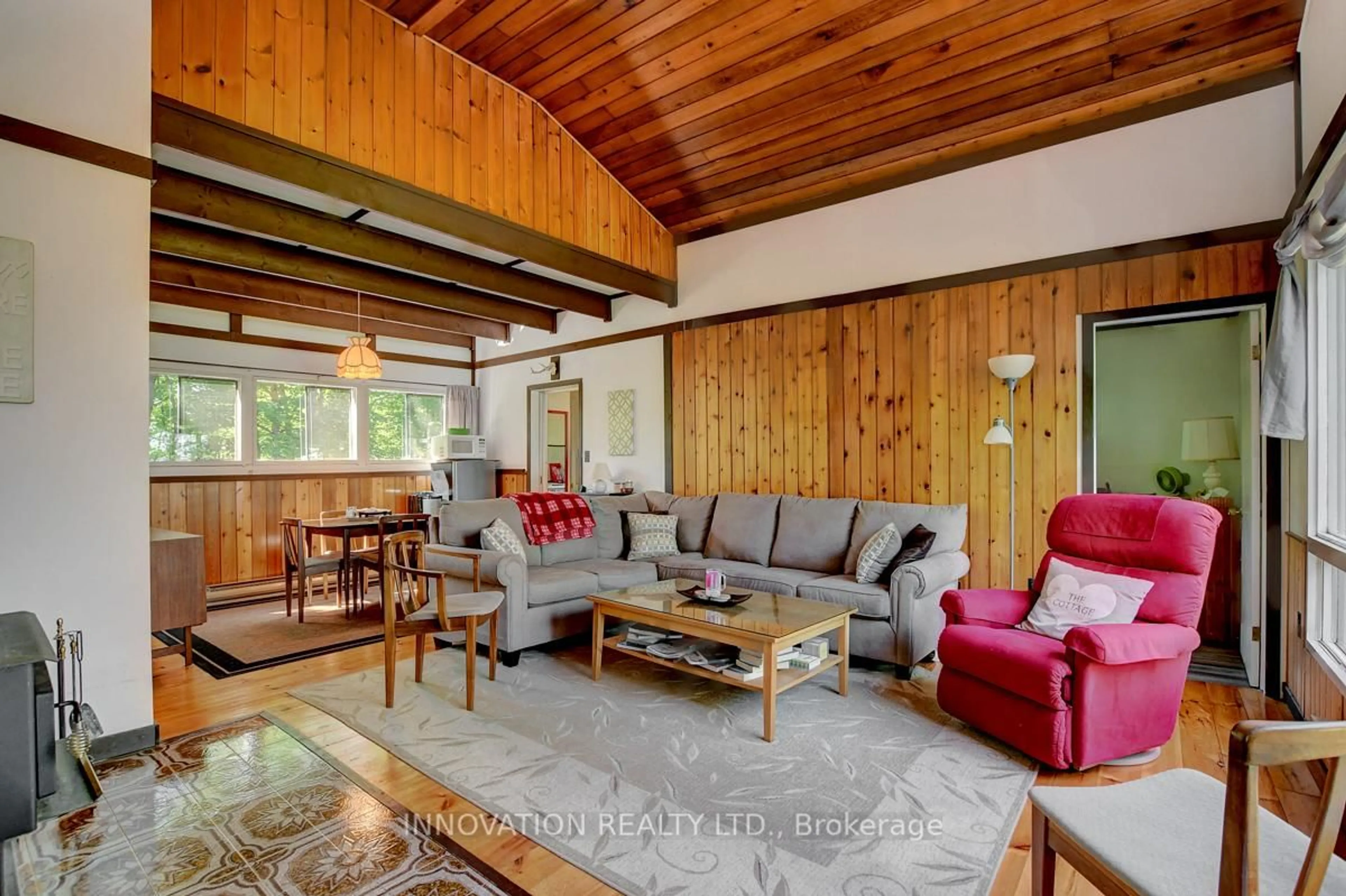 Living room with furniture, unknown for 3012 Pike Lake Rte 16c Rte, Perth Ontario K7H 3C5