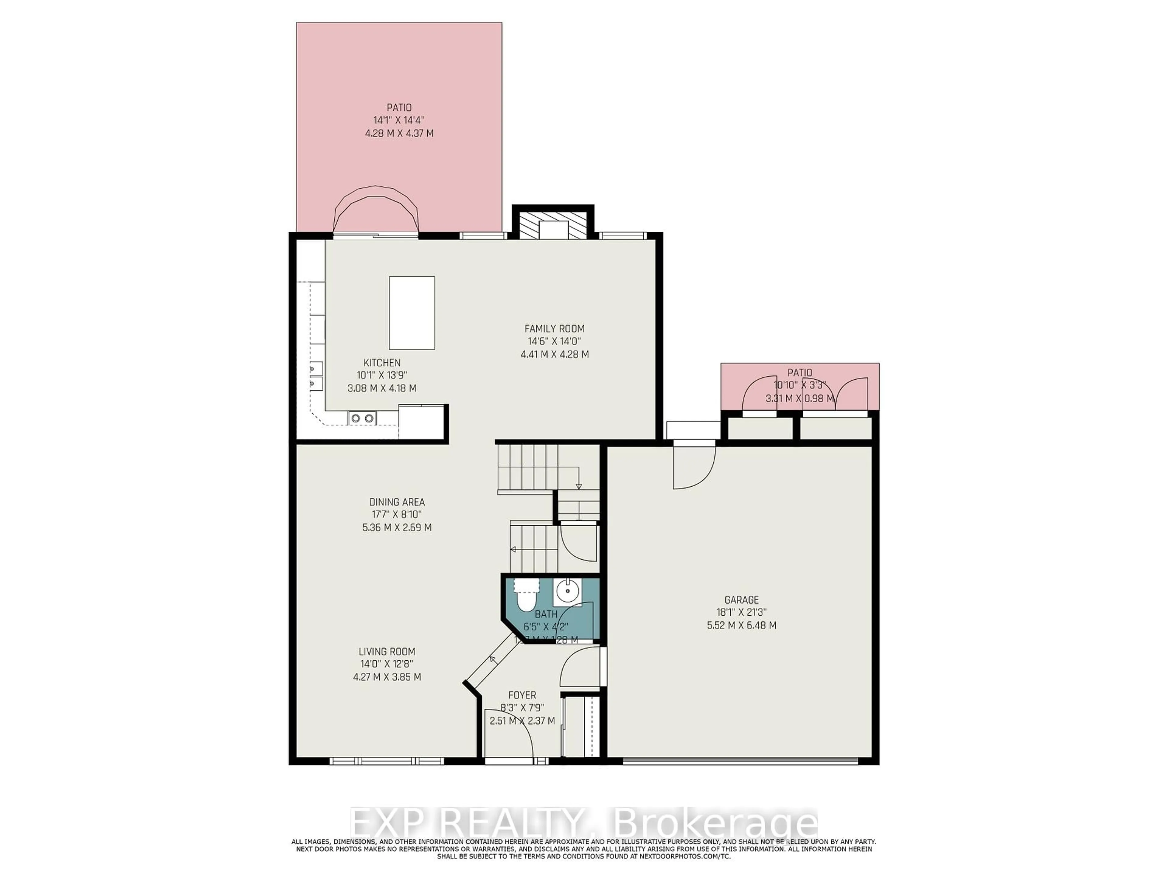Floor plan for 2123 Esprit Dr, Orleans Ontario K4A 4K2