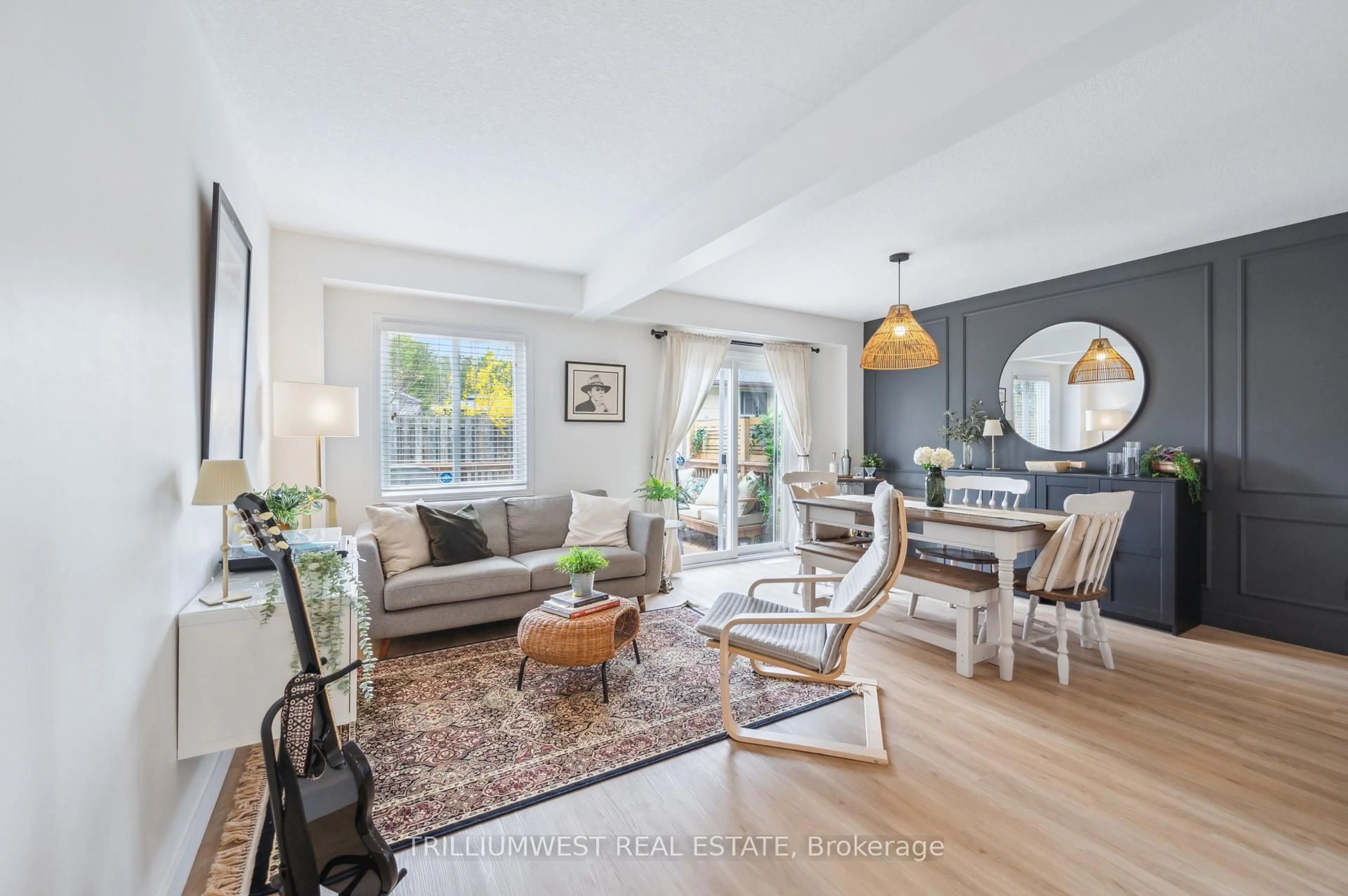 Living room with furniture, unknown for 120 Dudhope Ave #22, Cambridge Ontario N1R 4T7