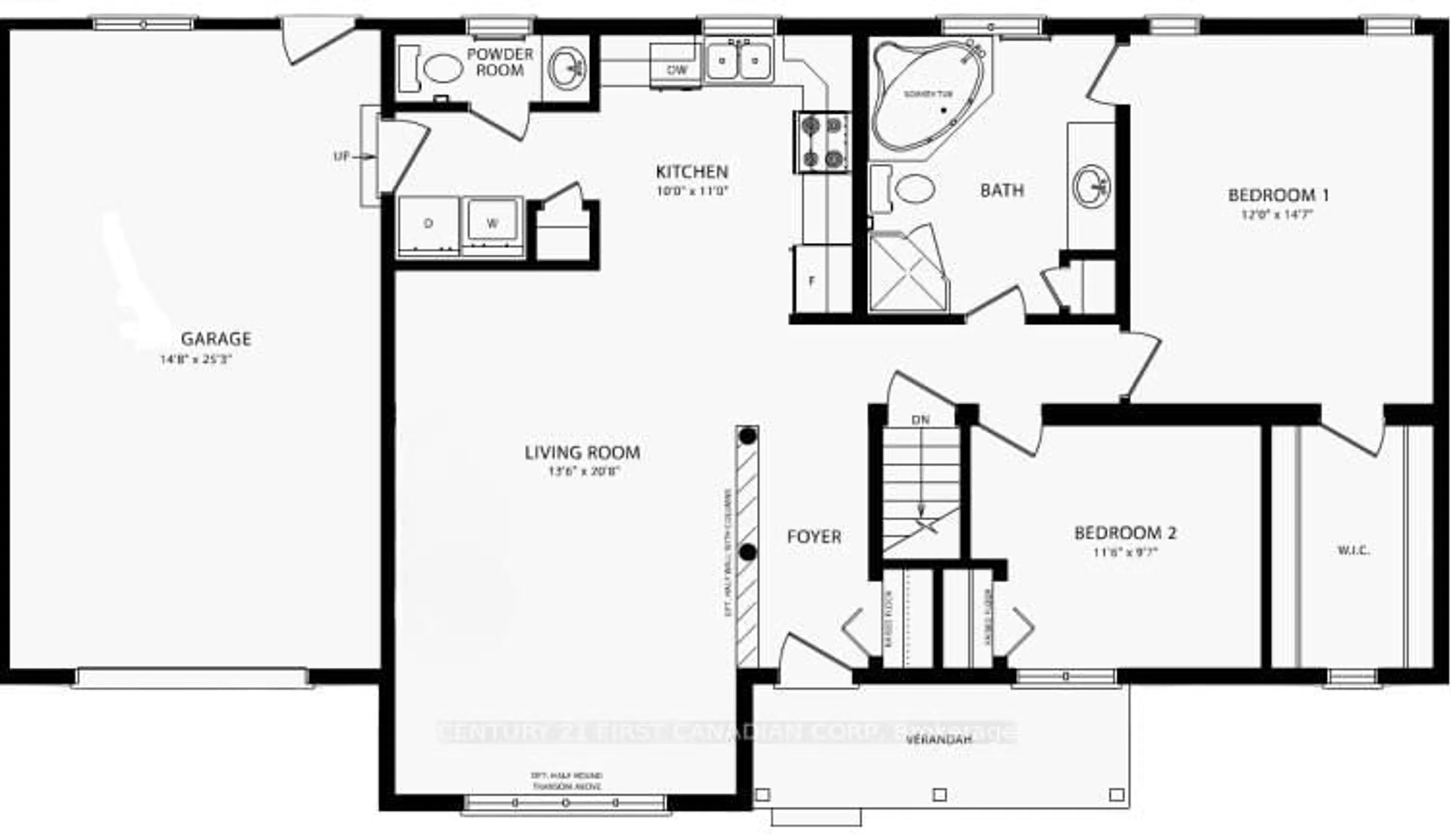 Floor plan for 184 Elizabeth St, Lambton Shores Ontario N0M 2N0