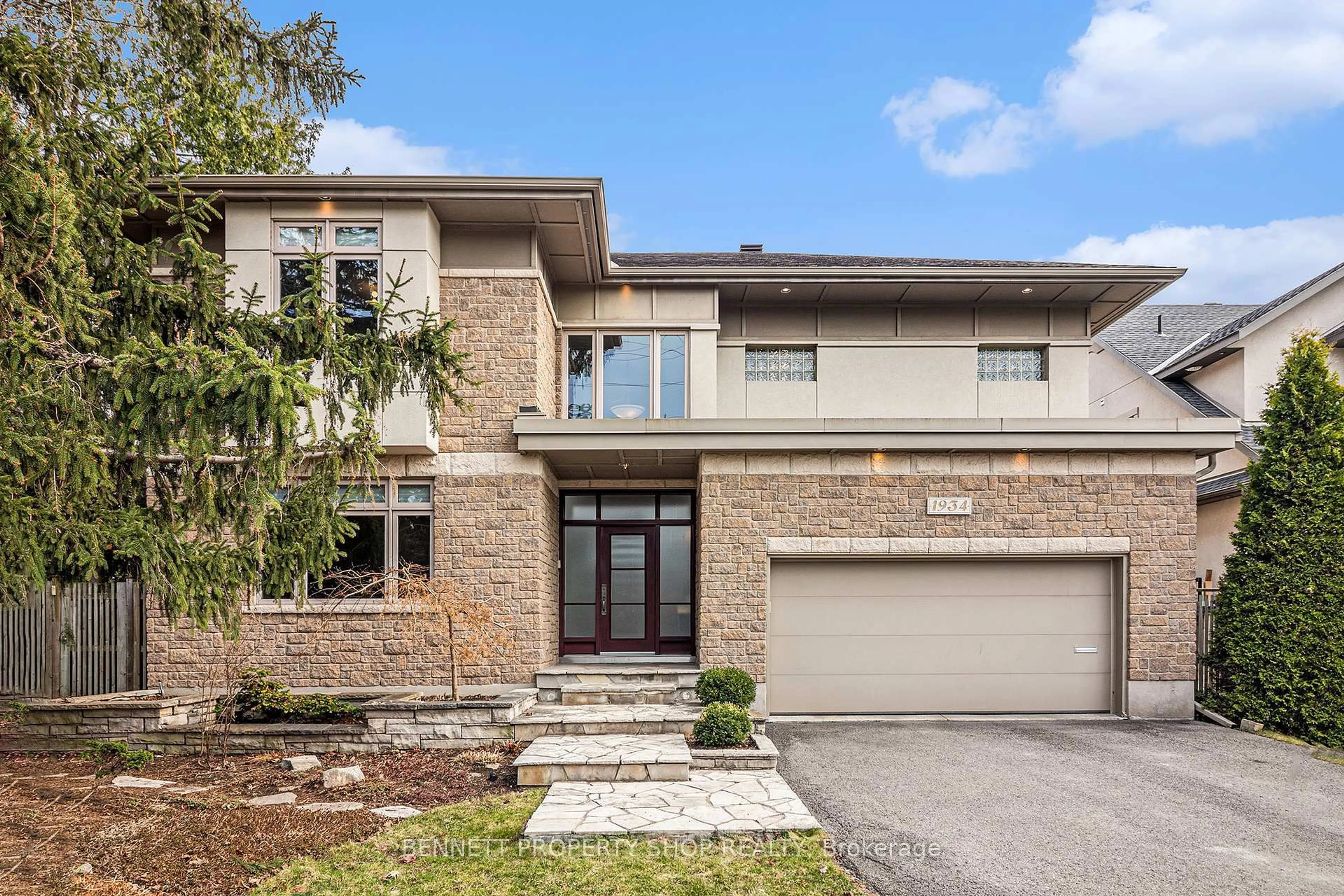 Home with brick exterior material, street for 1934 Lenester Ave, Ottawa Ontario K2A 1J9