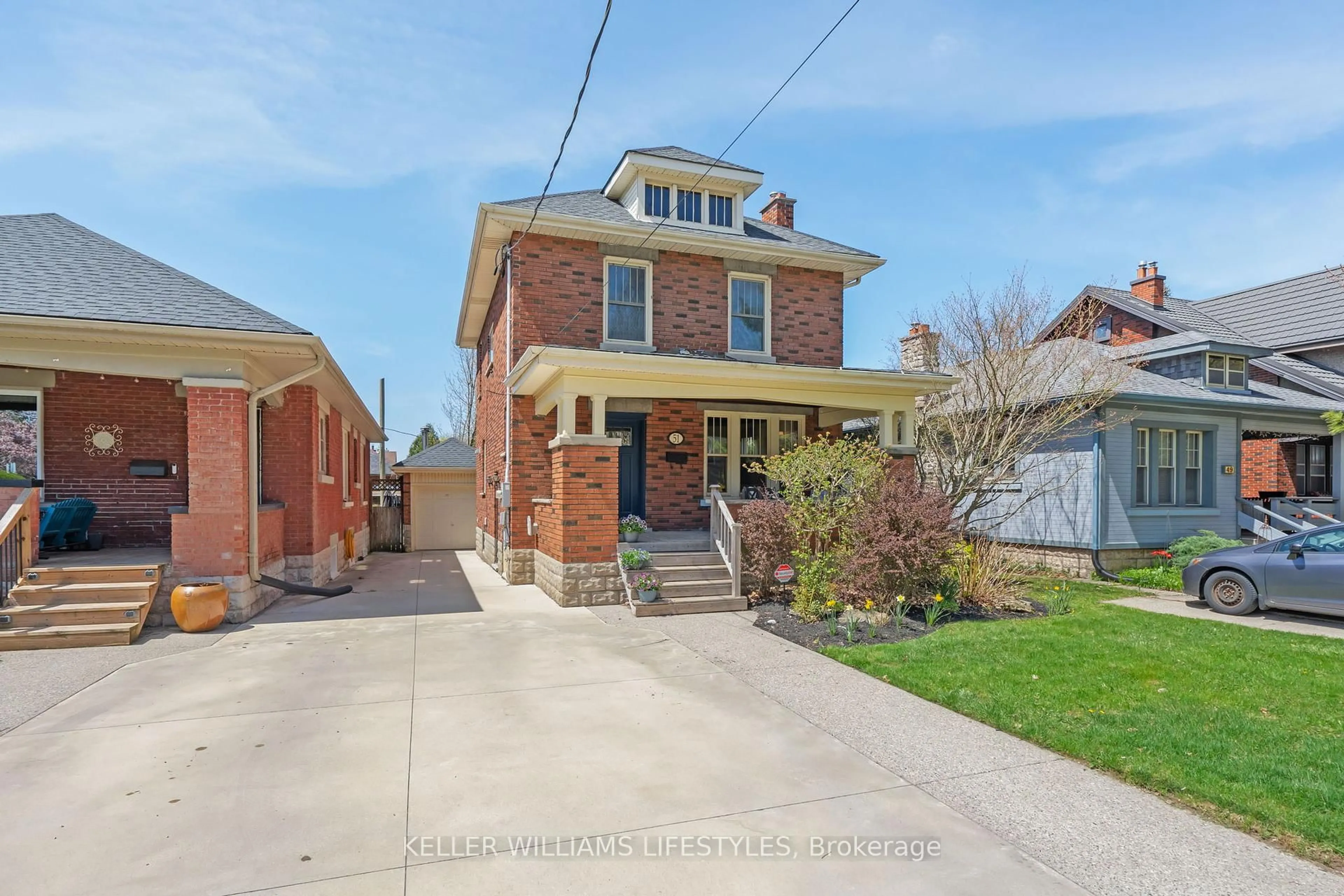 Home with brick exterior material, street for 51 Cathcart St, London South Ontario N6C 3L8