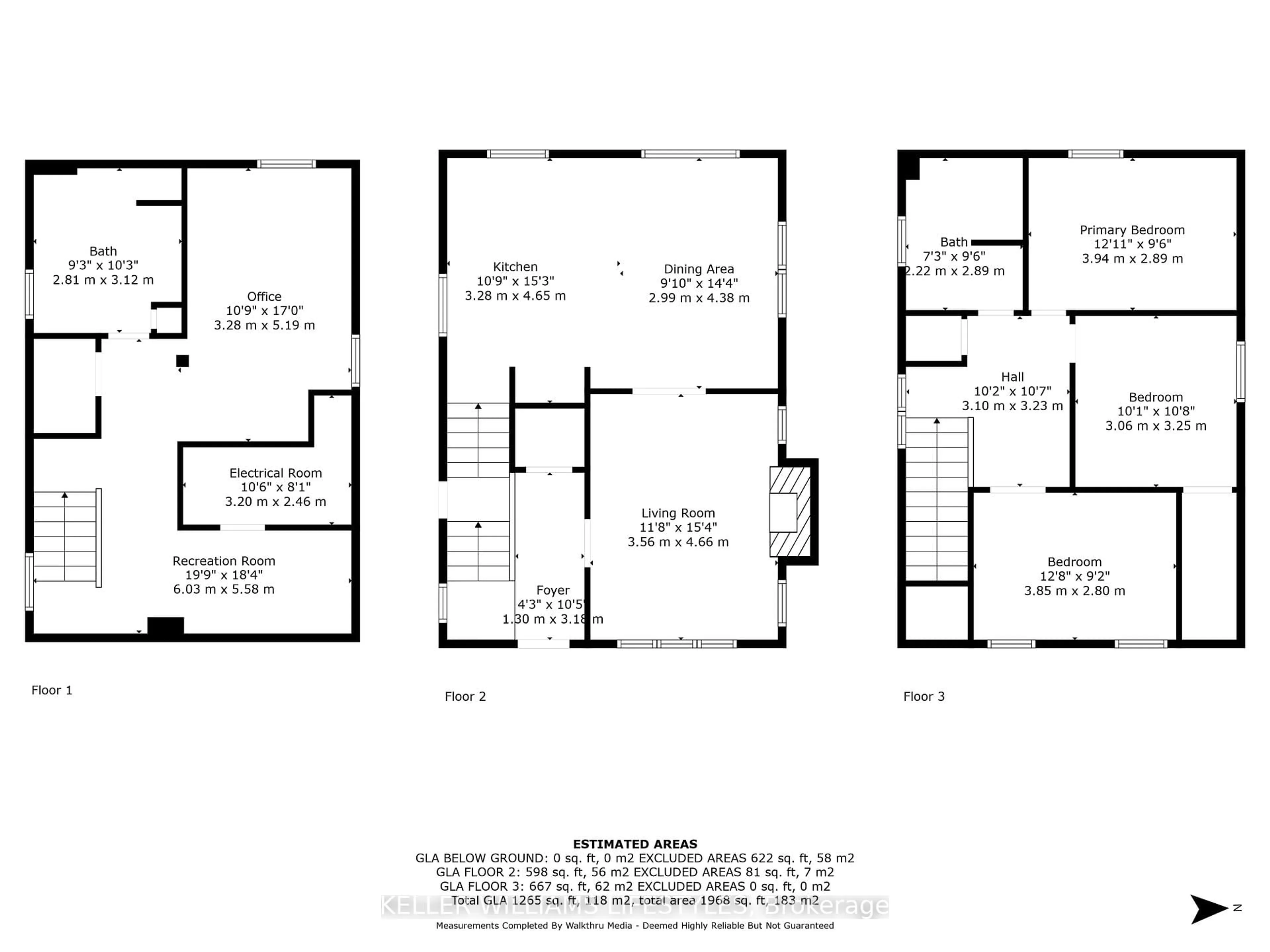 Floor plan for 51 Cathcart St, London South Ontario N6C 3L8